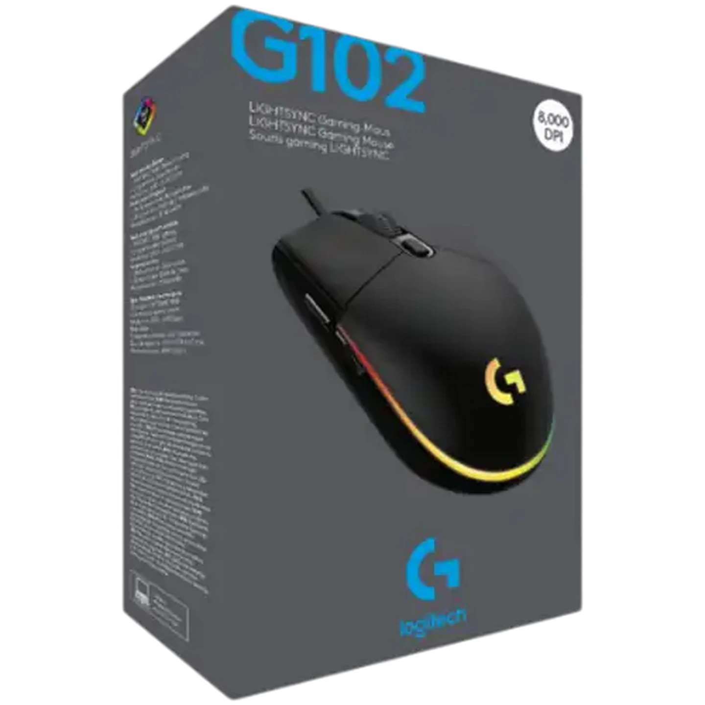 Image of Logitech Black G102 Wired Gaming Mouse