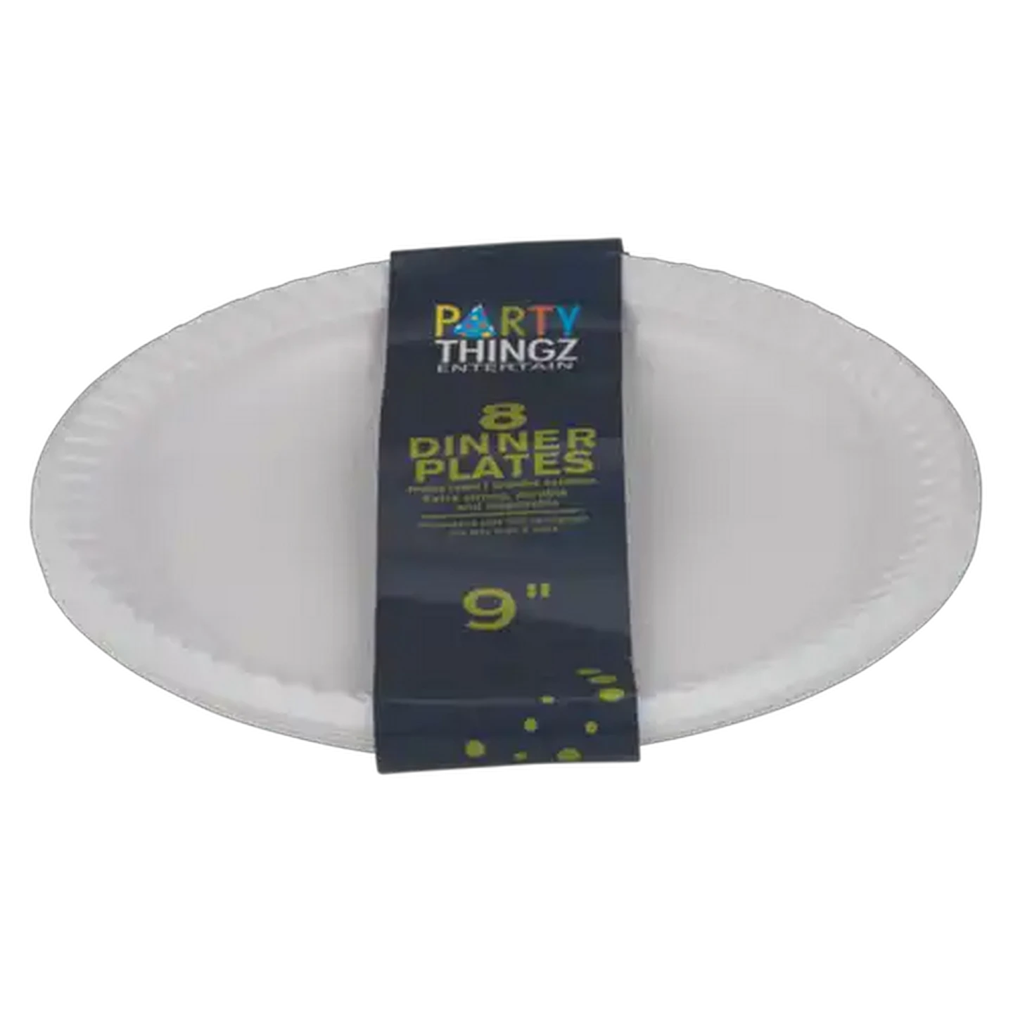 Image of Party Thingz Platic Dinner Plate 8-Pack