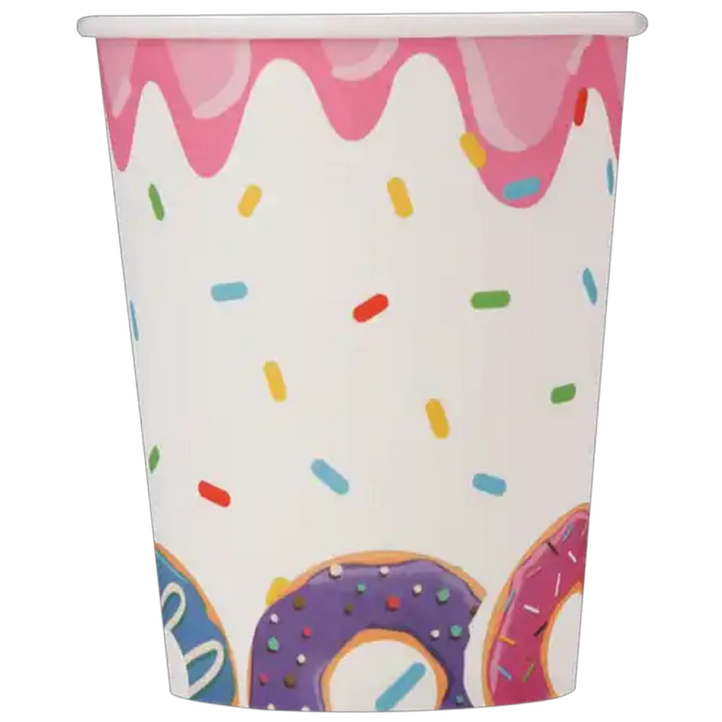Image of Donut Fun Disposable Paper Cups 8-Pack