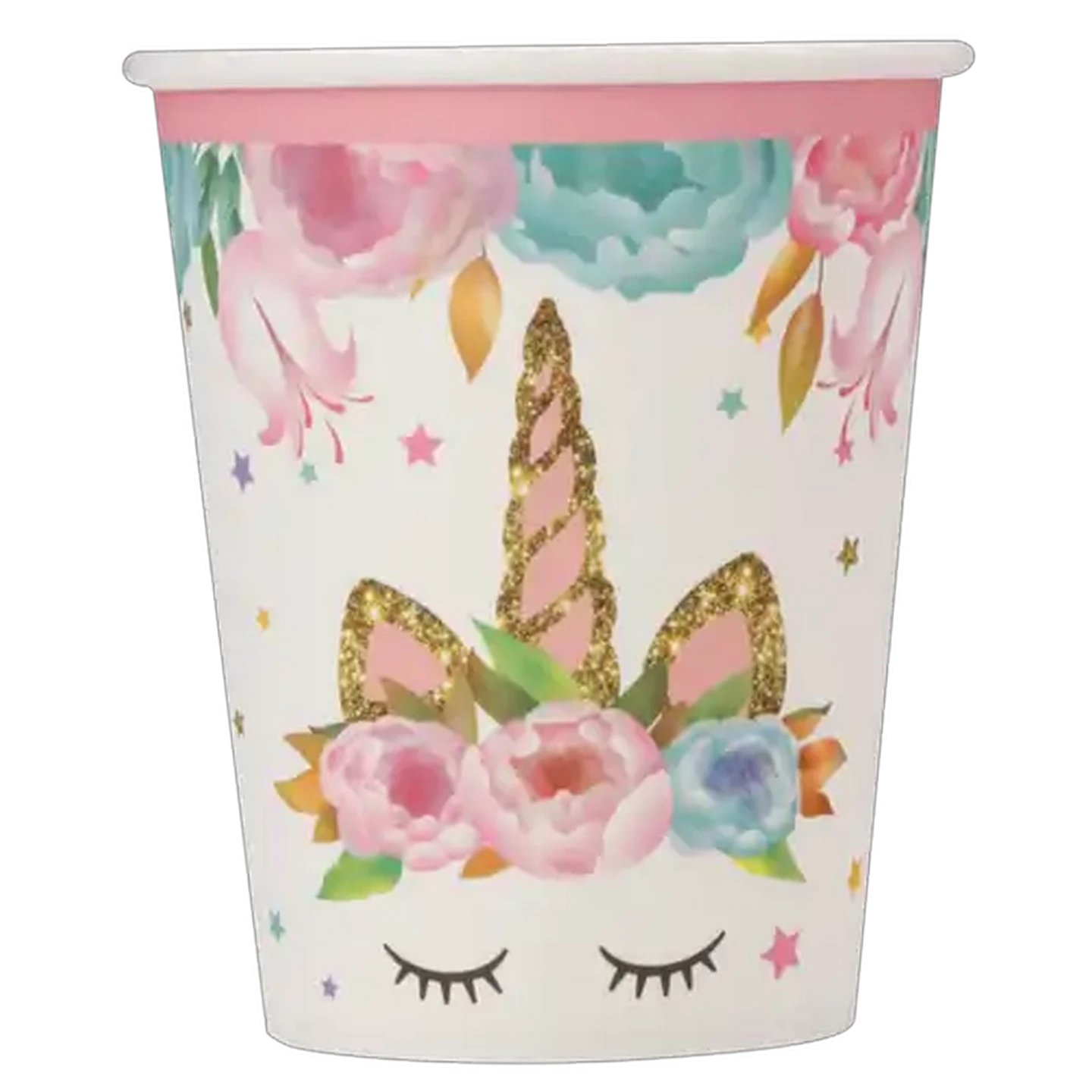 Image of Unicorn Disposable Paper Cups 8-Pack