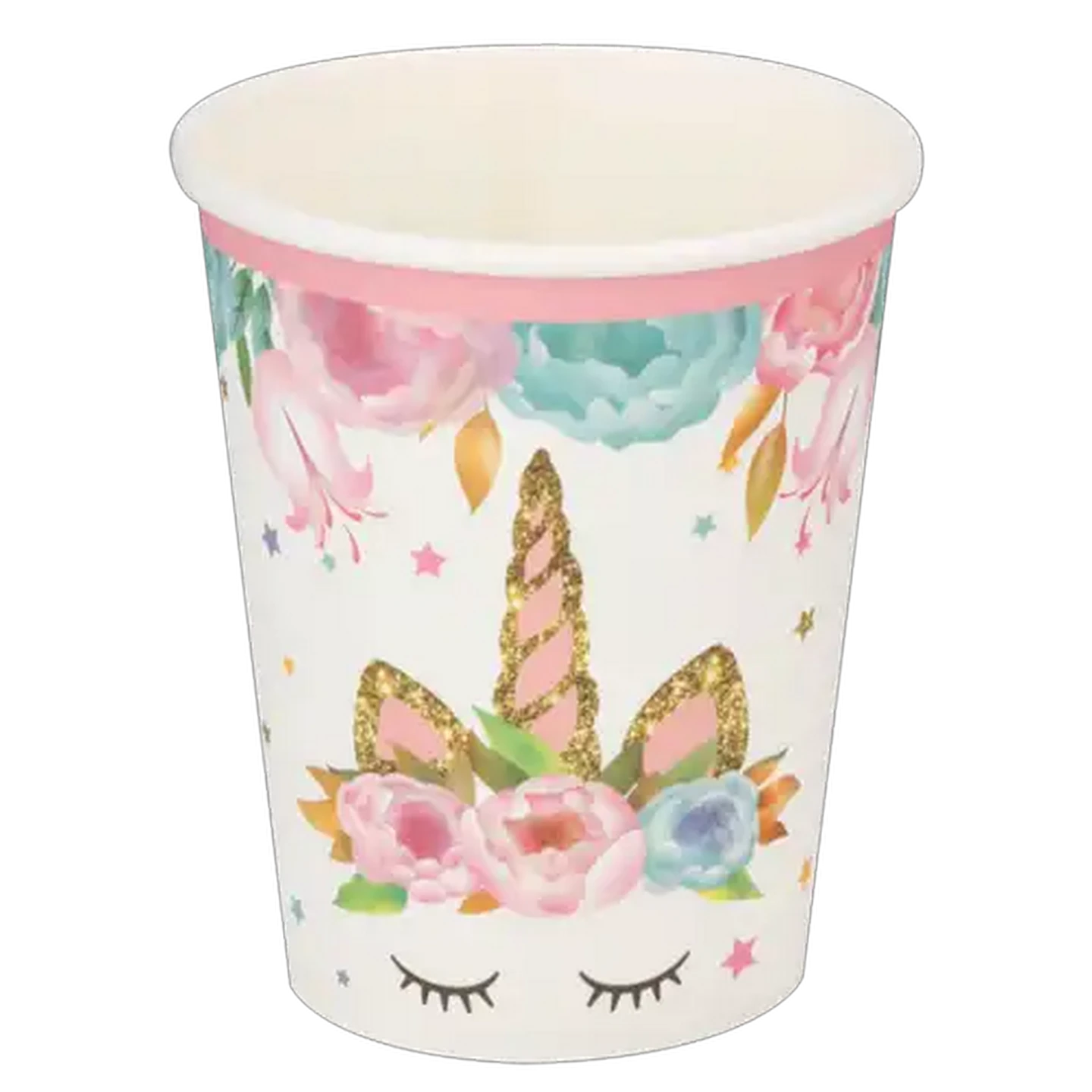 Image of Unicorn Disposable Paper Cups 8-Pack