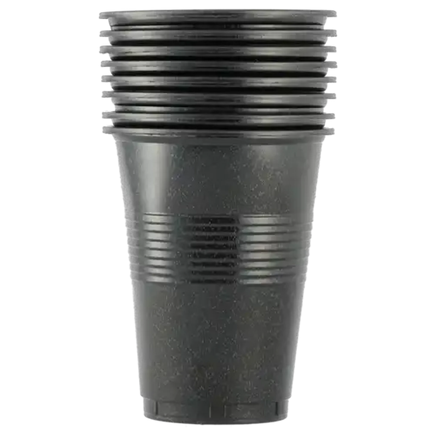 Image of Party Thingz Black Plastic Party Cups 8-Pack