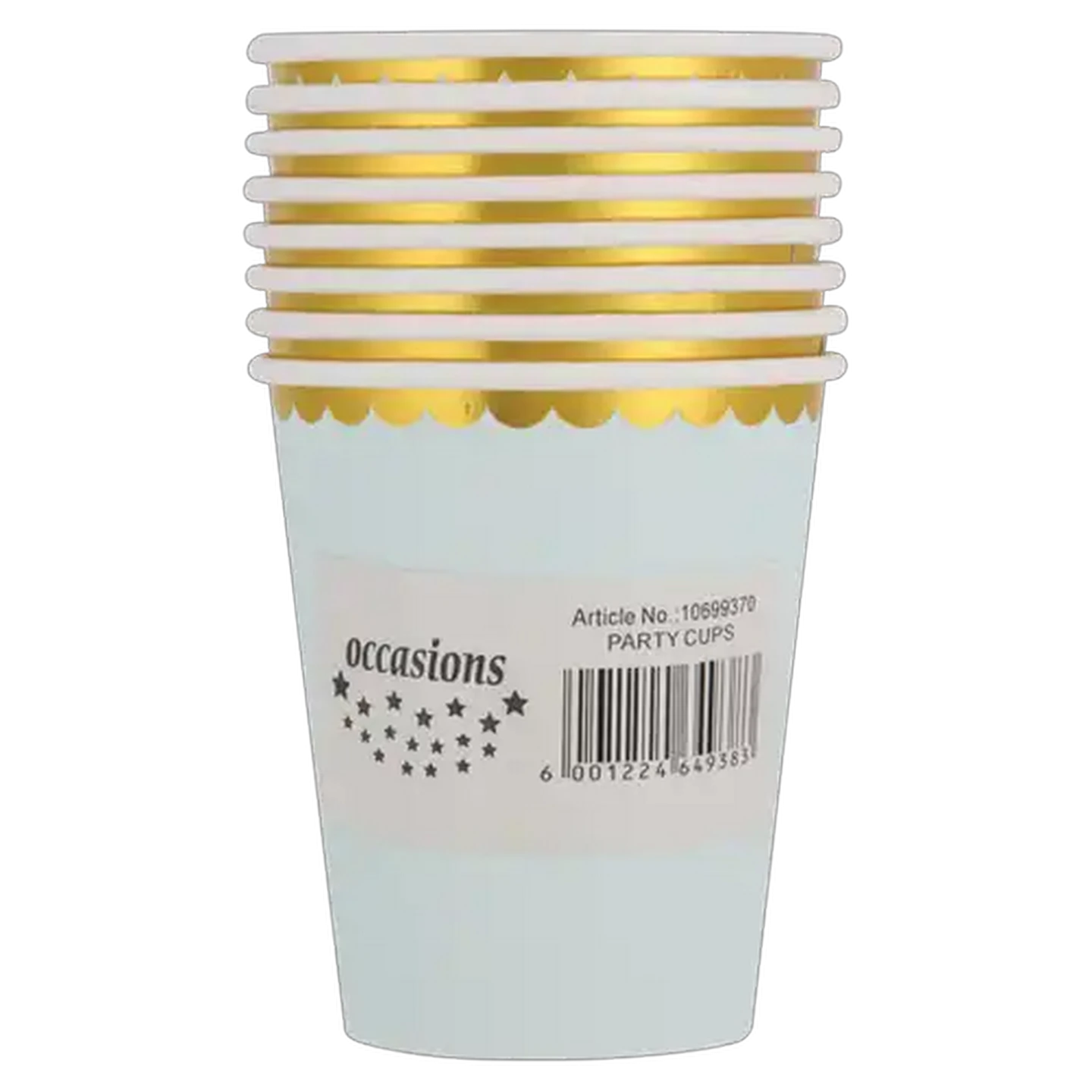 Image of Occasions Blue Paper Cups 8-Pack