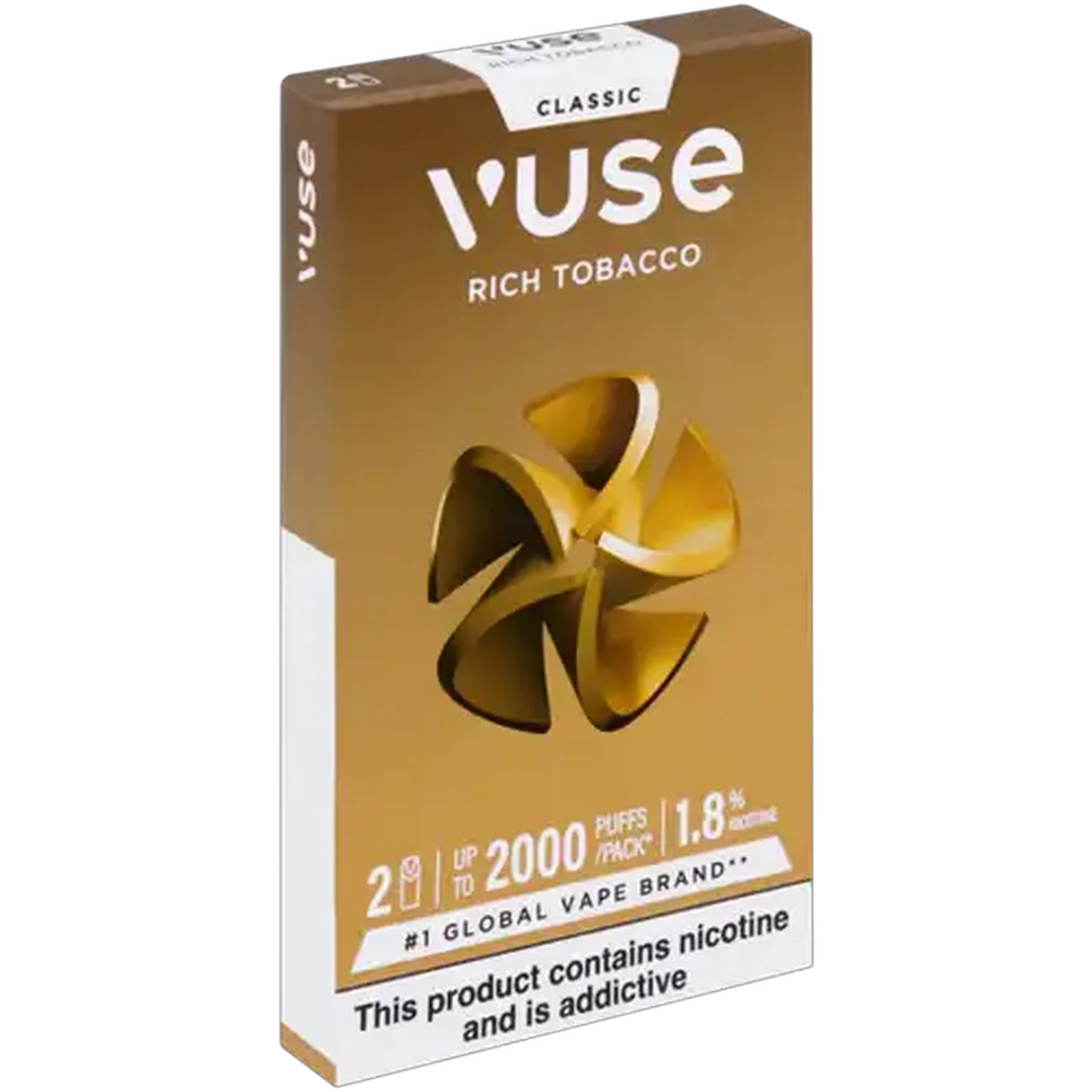 Image of Vuse Originals Rich Tobacco 1.6% eLiquid Pods 2 Pack