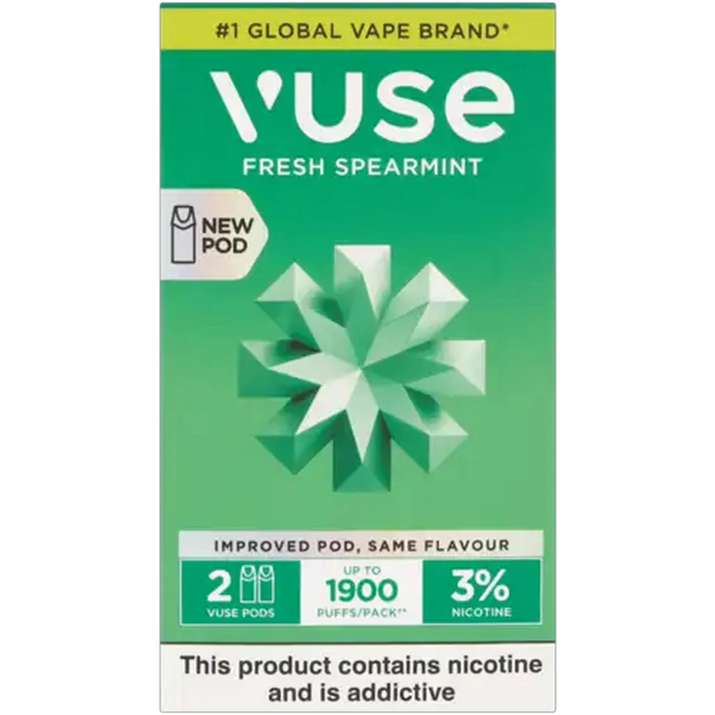 Image of Vuse Fresh Spearmint 3% eLiquid Pods 2 x 2ml (Non-Refundable. Non-Returnable.)