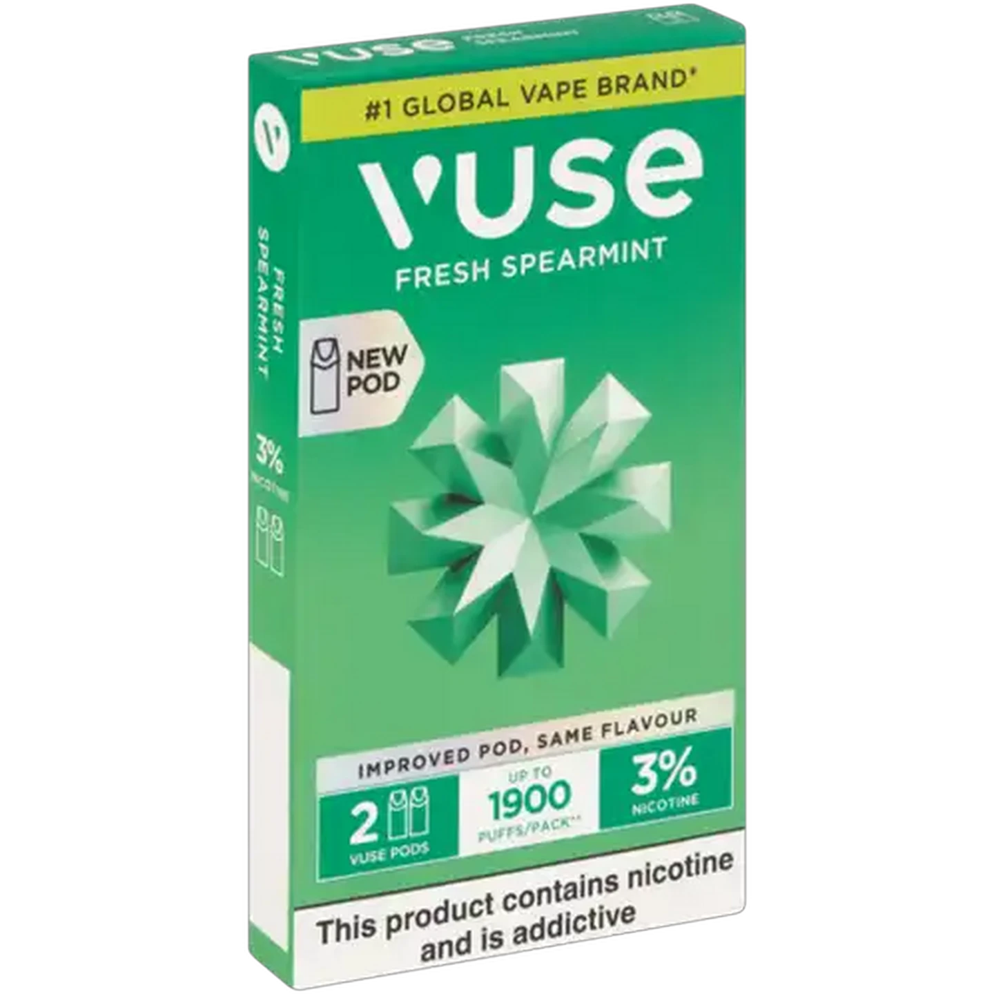 Image of Vuse Fresh Spearmint 3% eLiquid Pods 2 x 2ml (Non-Refundable. Non-Returnable.)