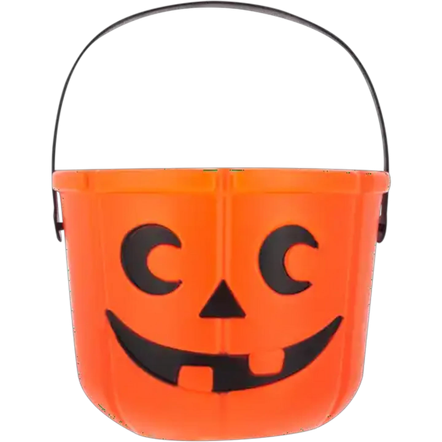 Image of Party Xpress Orange Pumpkin Halloween Treat Bucket