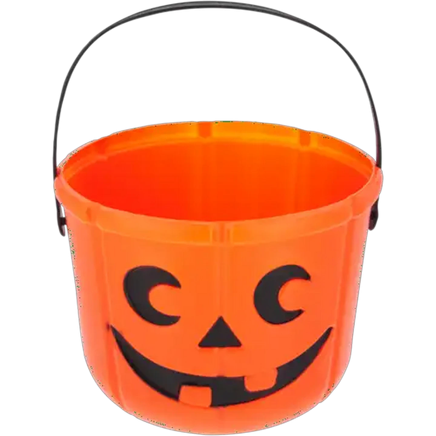 Image of Party Xpress Orange Pumpkin Halloween Treat Bucket