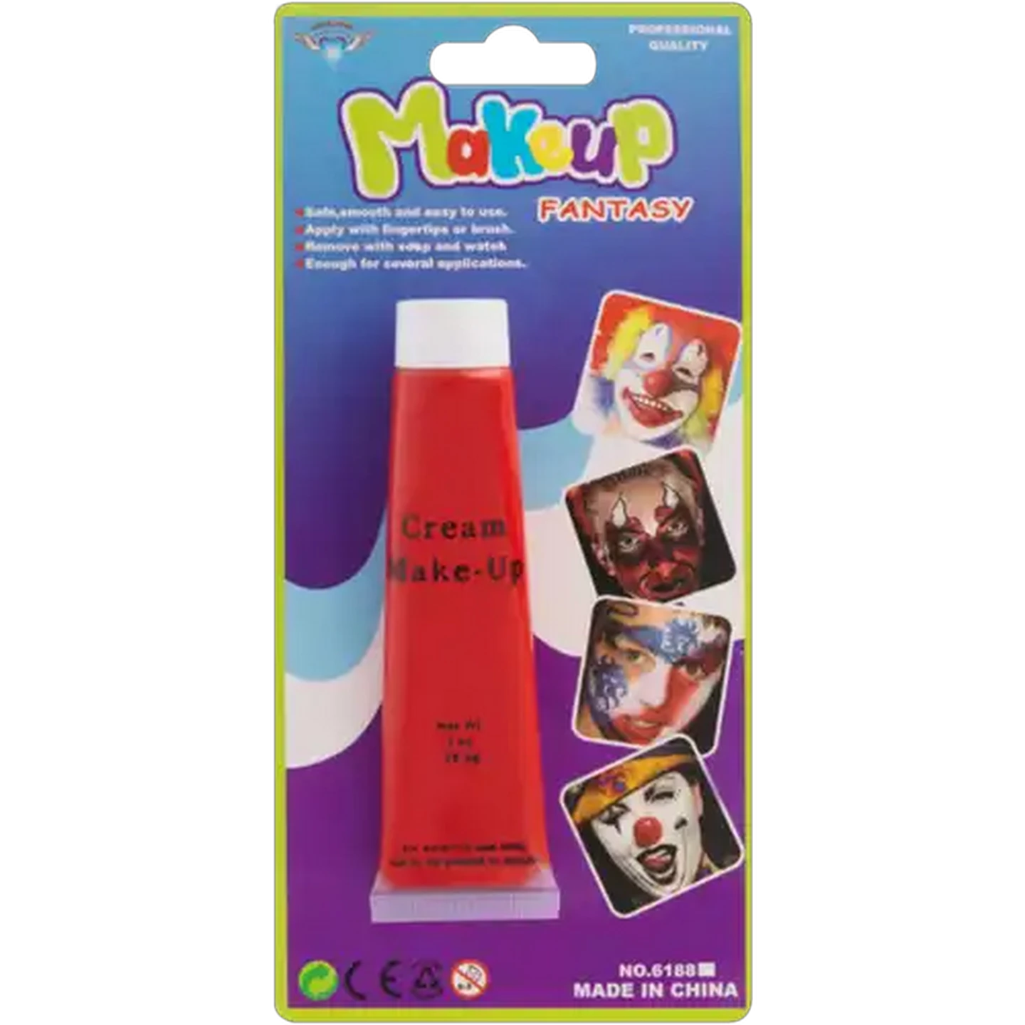 Image of Party Xpress Makeup Fantasy Red Face Paint 28.3g