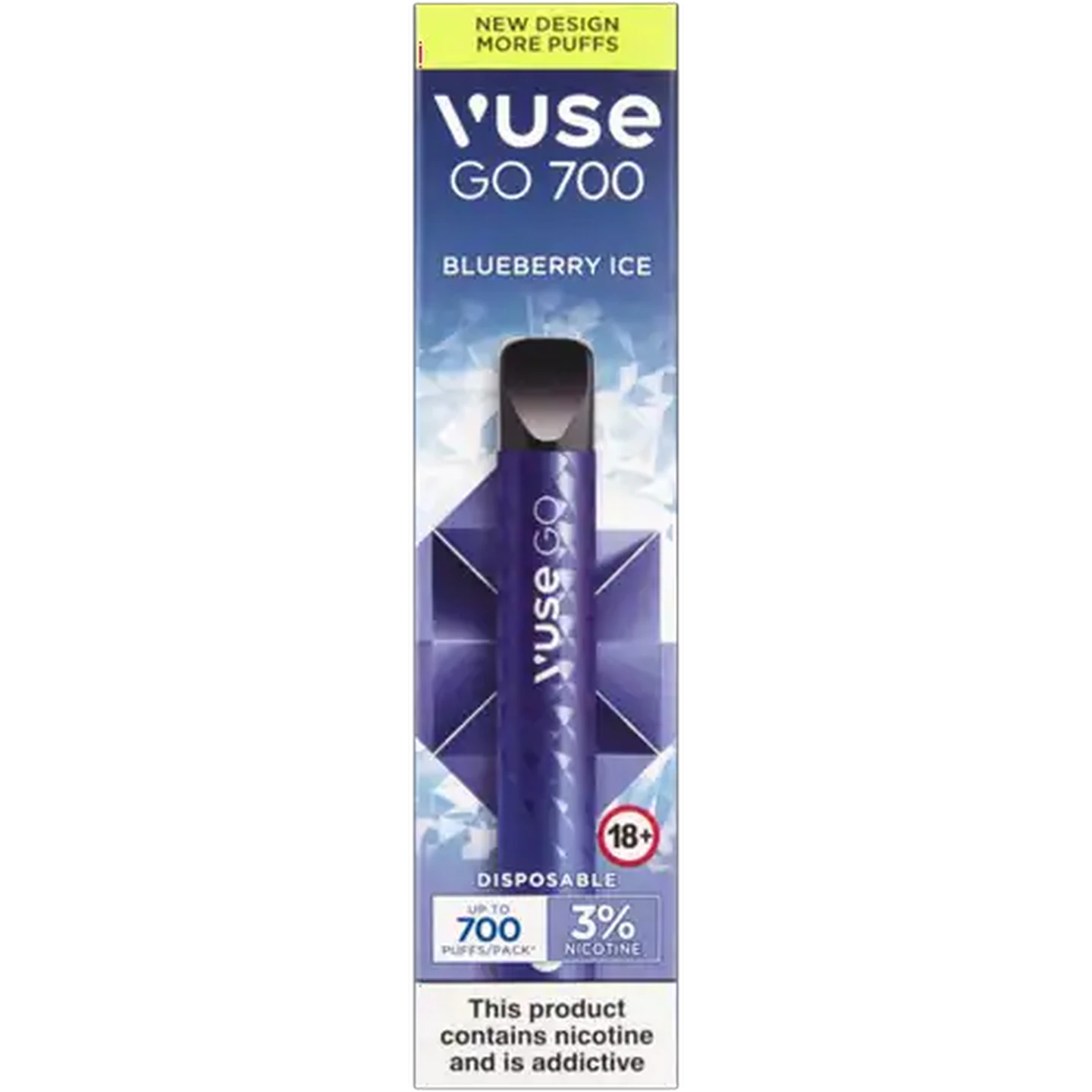 Image of Vuse Go Blueberry Ice 3% Disposable Vape 2ml (Non-Refundable. Non-Returnable.)