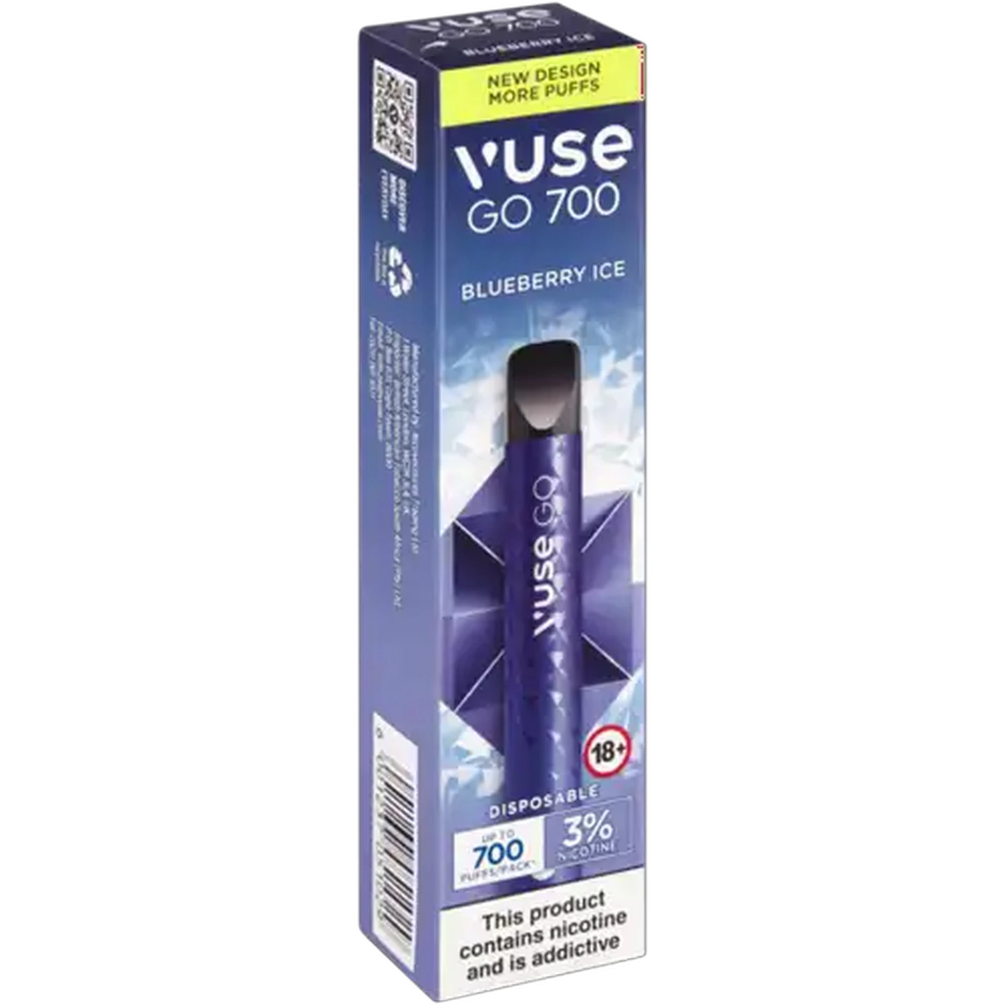 Image of Vuse Go Blueberry Ice 3% Disposable Vape 2ml (Non-Refundable. Non-Returnable.)