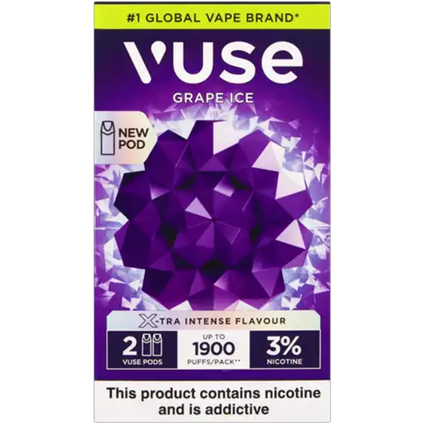 Image of Vuse Grape Ice 3% eLiquid Pods 2 x 2ml (Non-Refundable. Non-Returnable.)