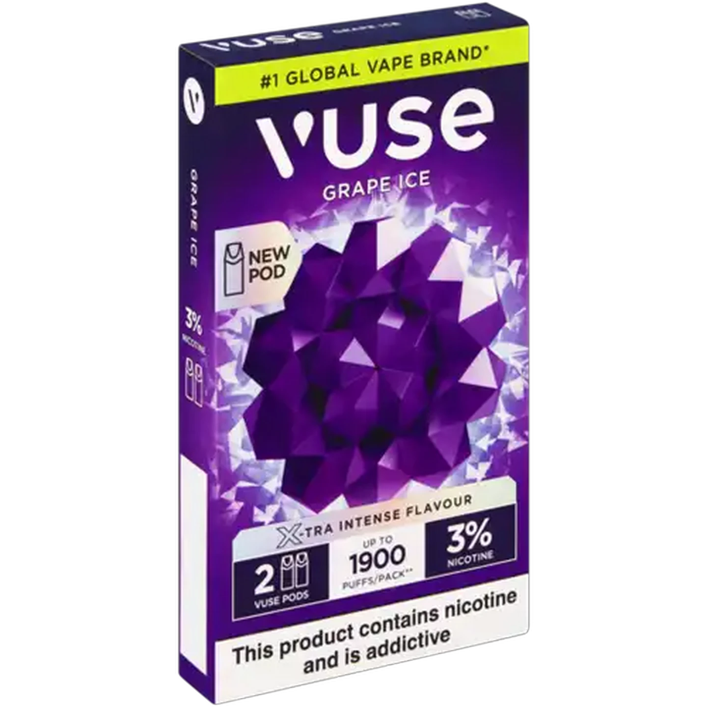Image of Vuse Grape Ice 3% eLiquid Pods 2 x 2ml (Non-Refundable. Non-Returnable.)