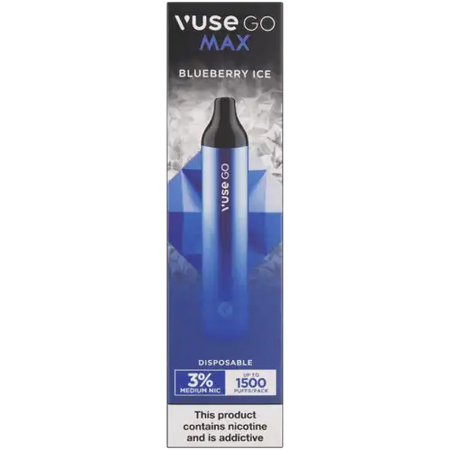 Image of Vuse Go Max Blueberry Ice 3% Nicotine Disposable ePod (Non-Refundable. Non-Returnable.)