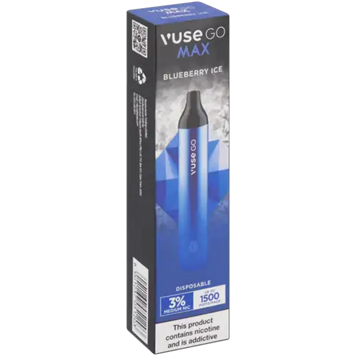 Image of Vuse Go Max Blueberry Ice 3% Nicotine Disposable ePod (Non-Refundable. Non-Returnable.)