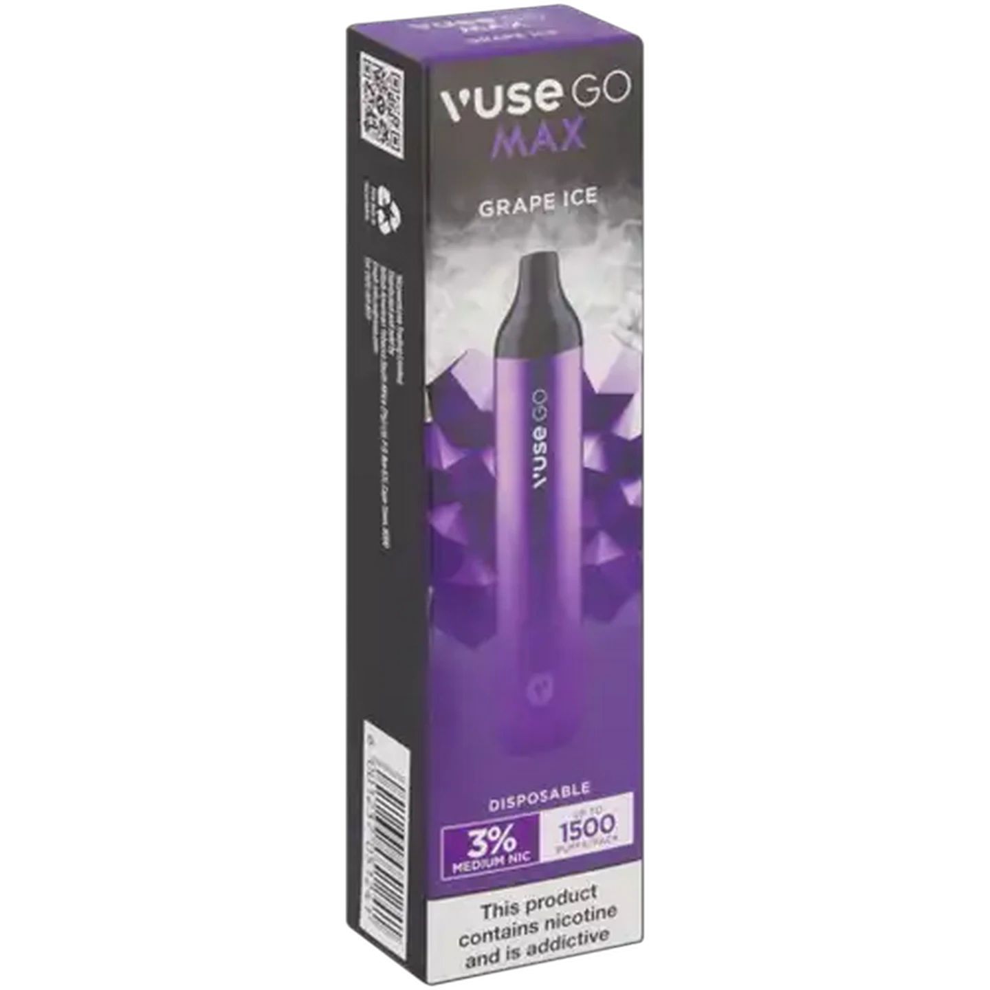 Image of Vuse Go Max Grape Ice 3% Nicotine Disposable ePod (Non-Refundable. Non-Returnable.)