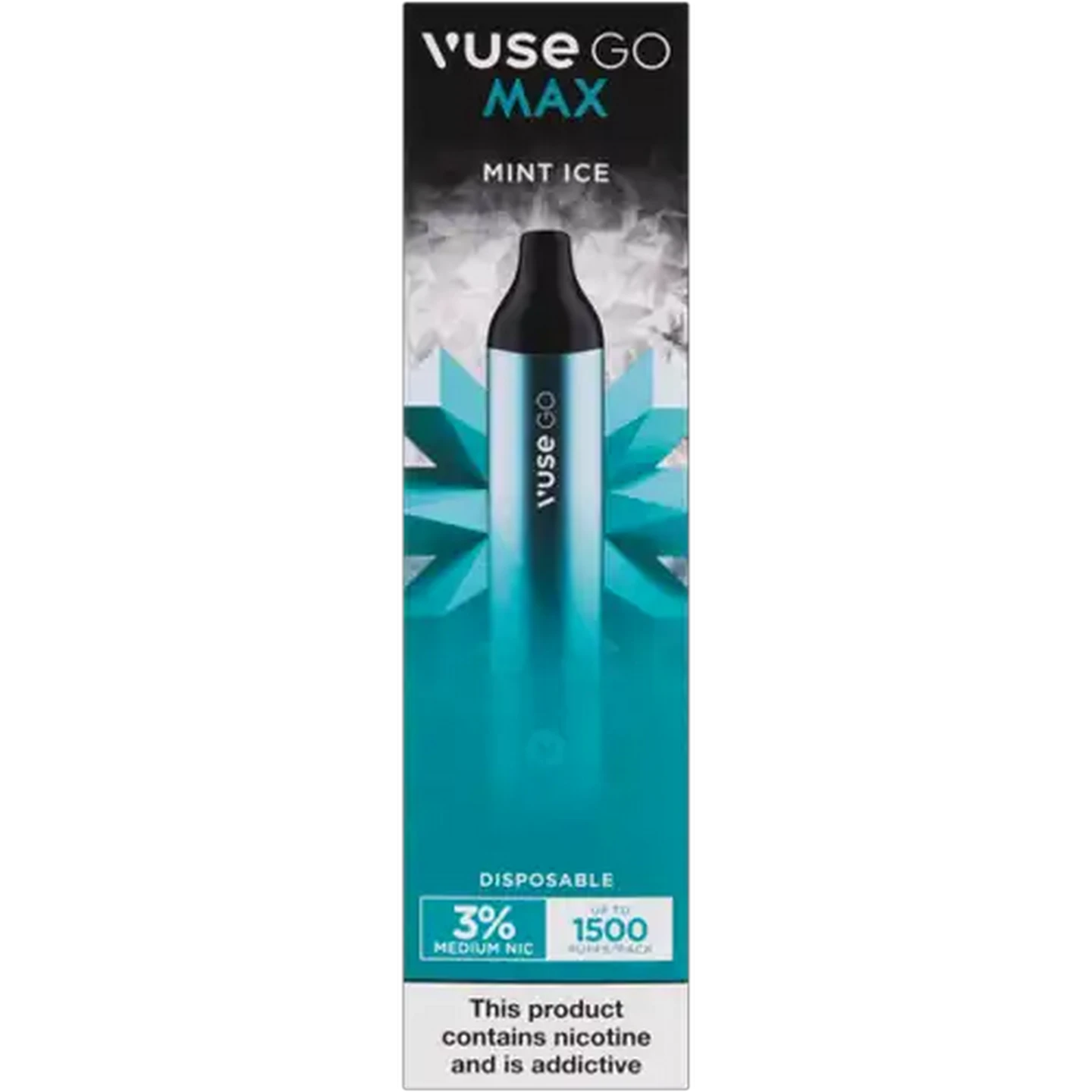 Image of Vuse Go Max Mint Ice 3% Disposable Vape (Non-Refundable. Non-Returnable.)