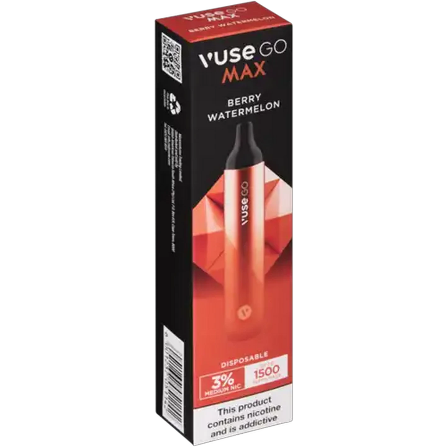 Image of Vuse Go Max Berry Watermelon 3% Disposable Vape (Non-Refundable. Non-Returnable.)