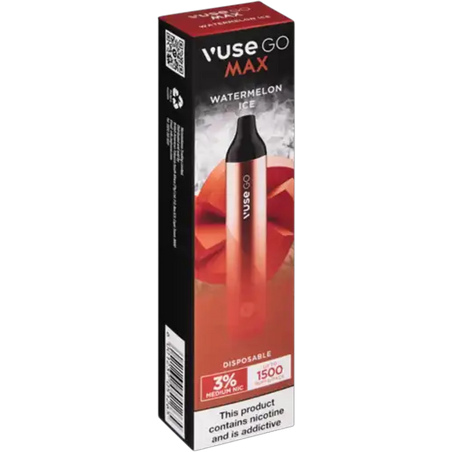 Image of Vuse Go Max Watermelon Ice 3% Disposable Vape (Non-Refundable. Non-Returnable.)