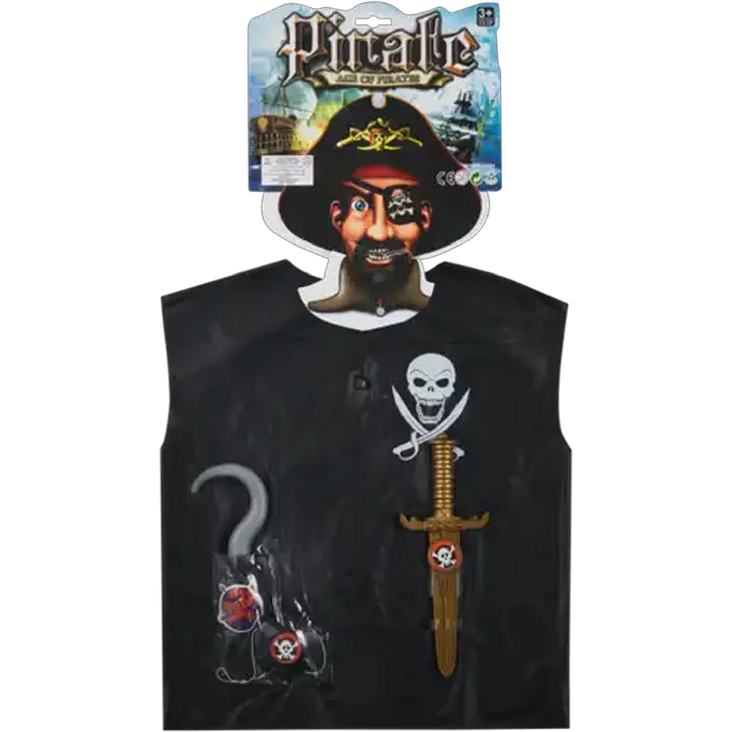 Image of Party Xpress Pirate Dress Up Set 4 Piece