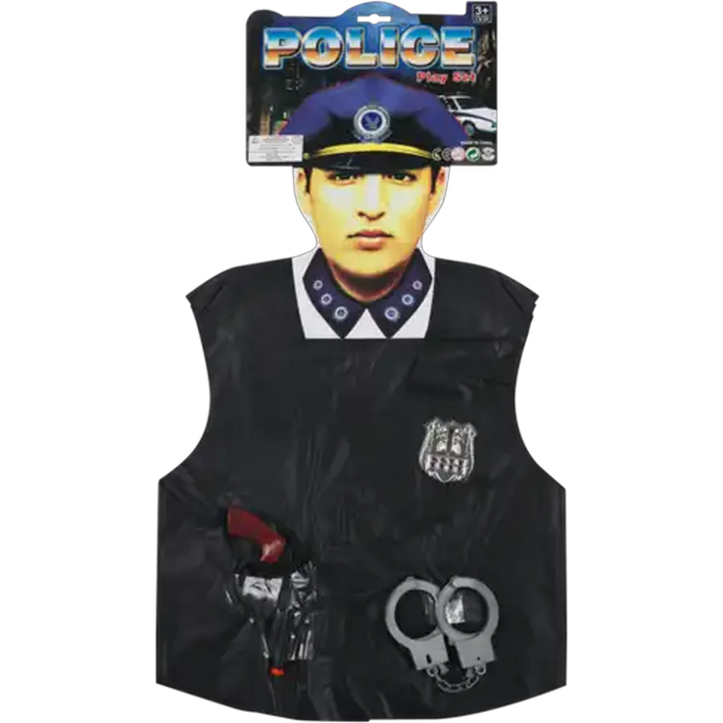 Image of Party Xpress Police Dress Me Up Set 3 Piece