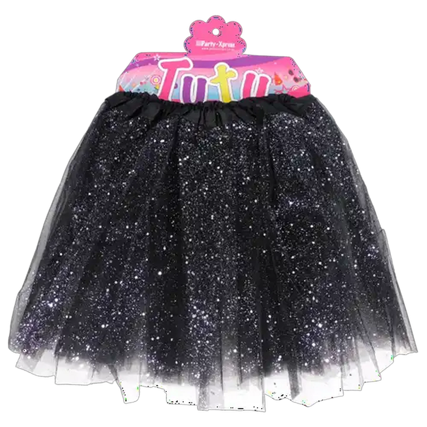 Image of Party Xpress Dress Up 3 Layer Black Tutu