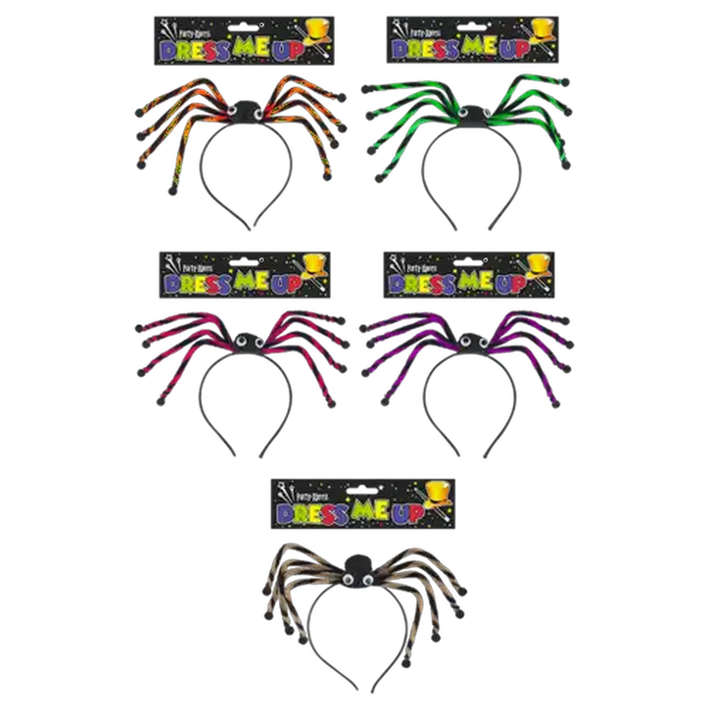 Image of Party Xpress Dress Me Up Spider Headband (Type May Vary)