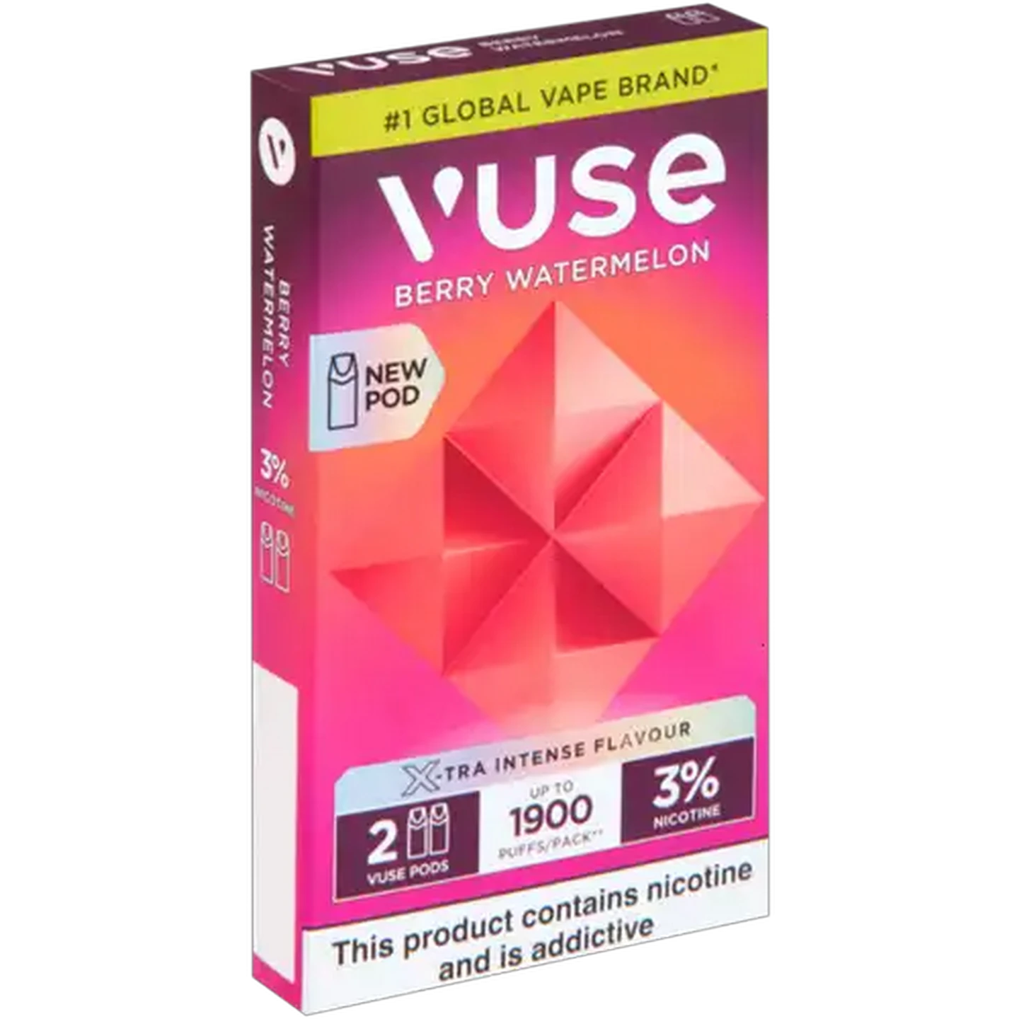 Image of Vuse Berry Watermelon 3% eLiquid Pods 2 Pack (Non-Refundable. Non-Returnable.)