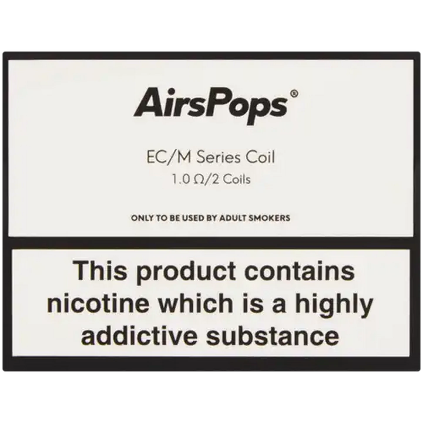 Image of AirsPops EC/M Series Coil 2 Pack (Non-Refundable. Non-Returnable.)