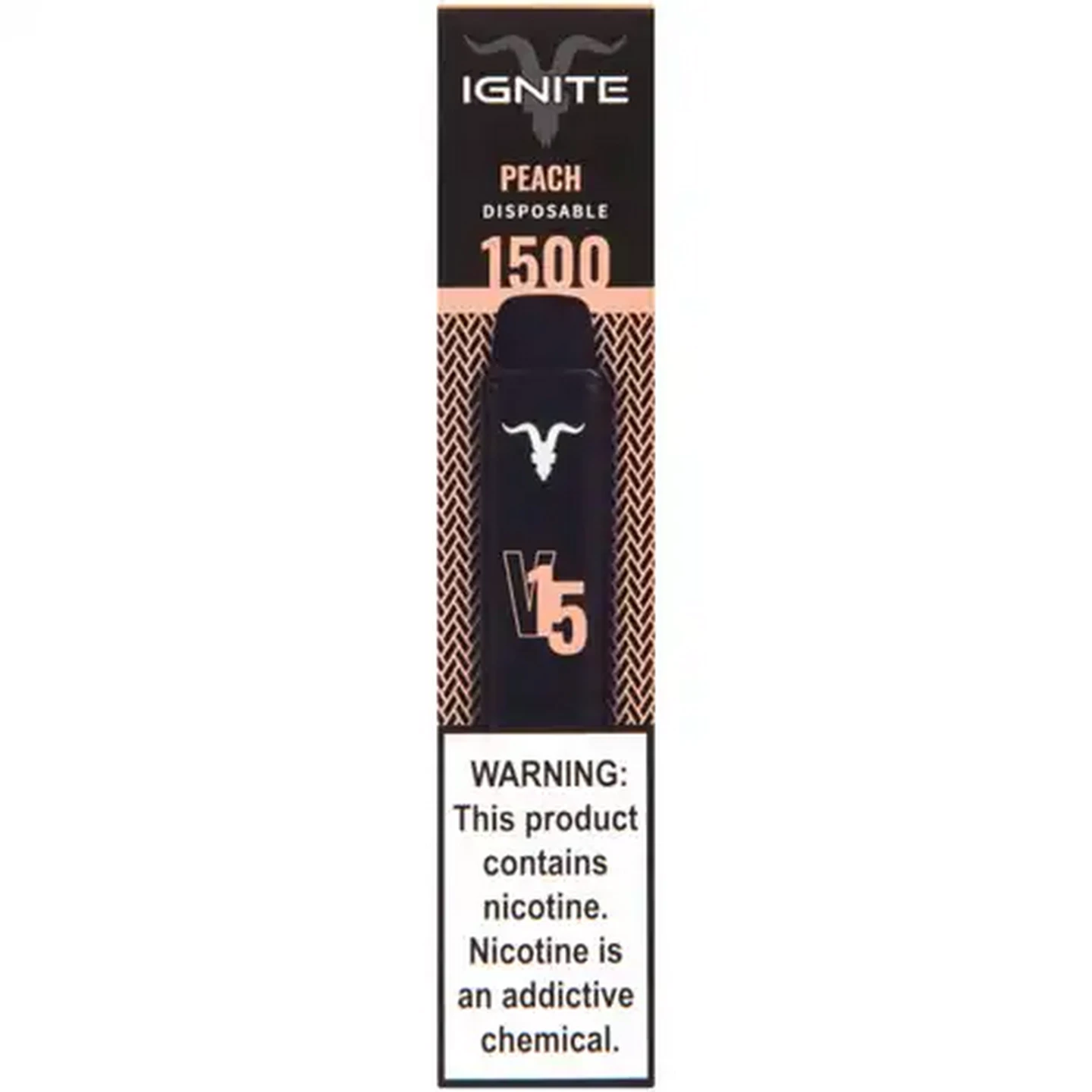 Image of Ignite Peach 5% V15 Disposable Vape 5.1ml (Non-Refundable. Non-Returnable.)