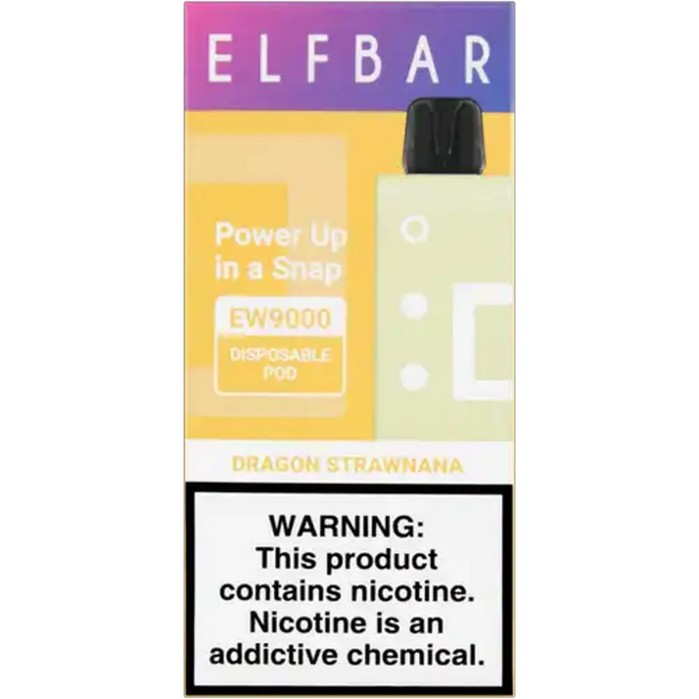 Image of ELFBAR EW9000 Dragon Strawnana 5% Disposable Pod (Non-Refundable. Non-Returnable.)