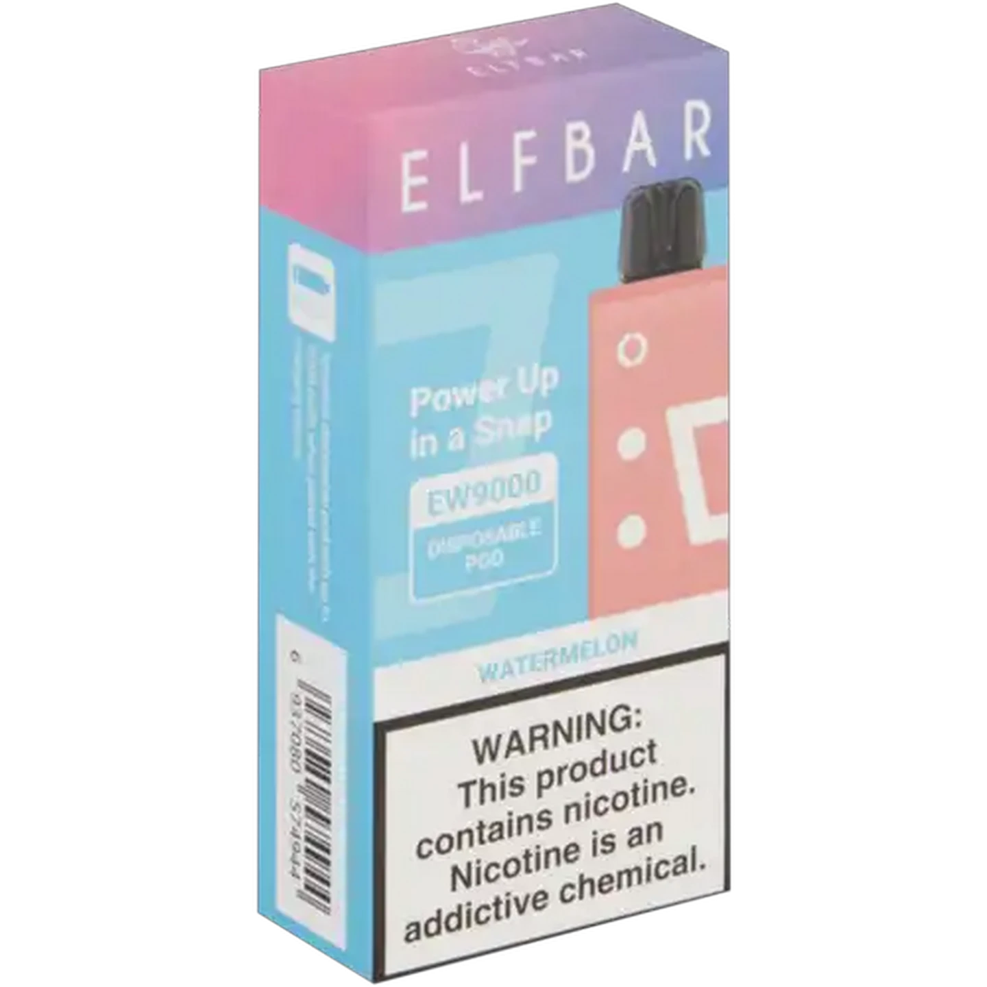 Image of ELFBAR Watermelon 5% EW9000 Disposable Pod (Non-Refundable. Non-Returnable.)