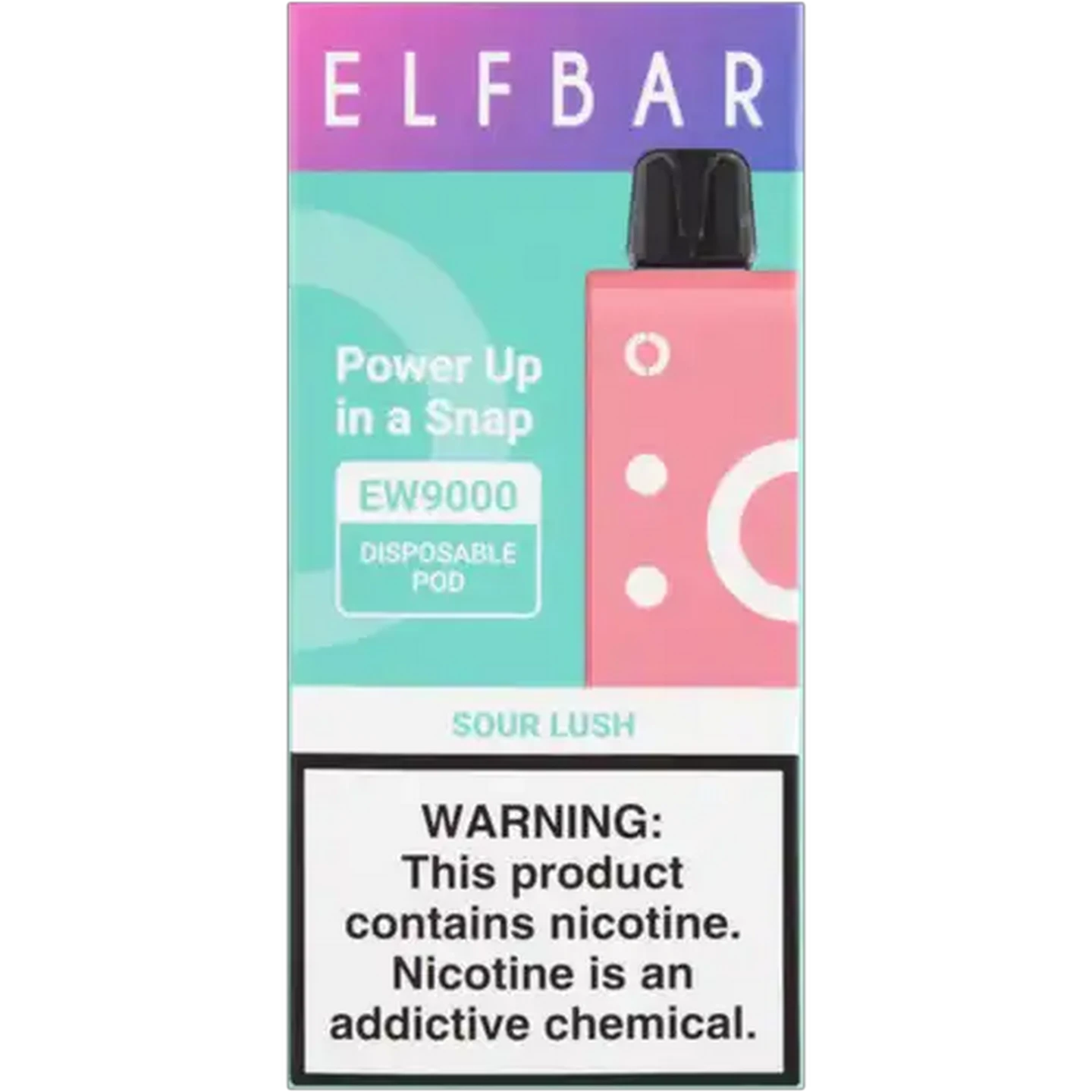 Image of ELFBAR EW9000 Sour Lush 5% Disposable Pod (Non-Refundable. Non-Returnable.)