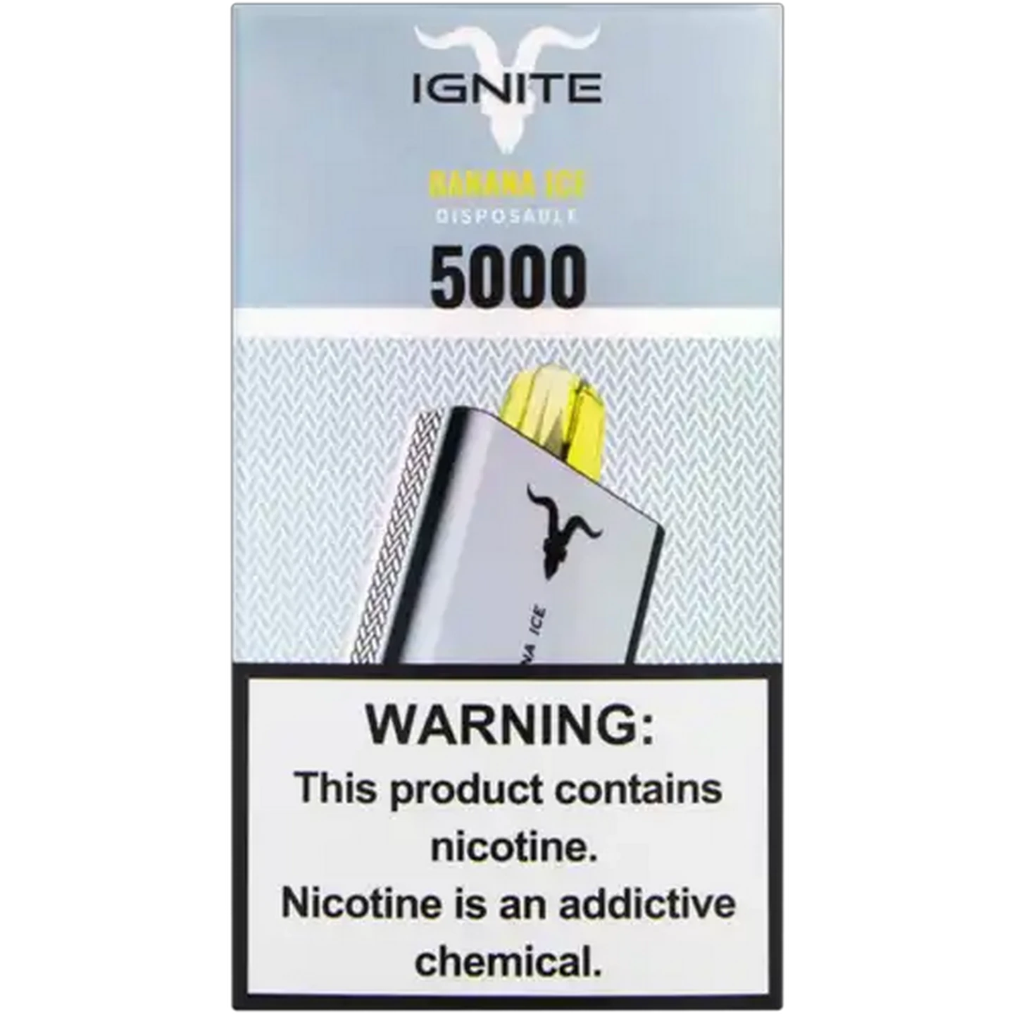 Image of Ignite V50 Banana Ice 5% Rechargeable Disposable Vape 1s (Non-Refundable. Non-Returnable.)