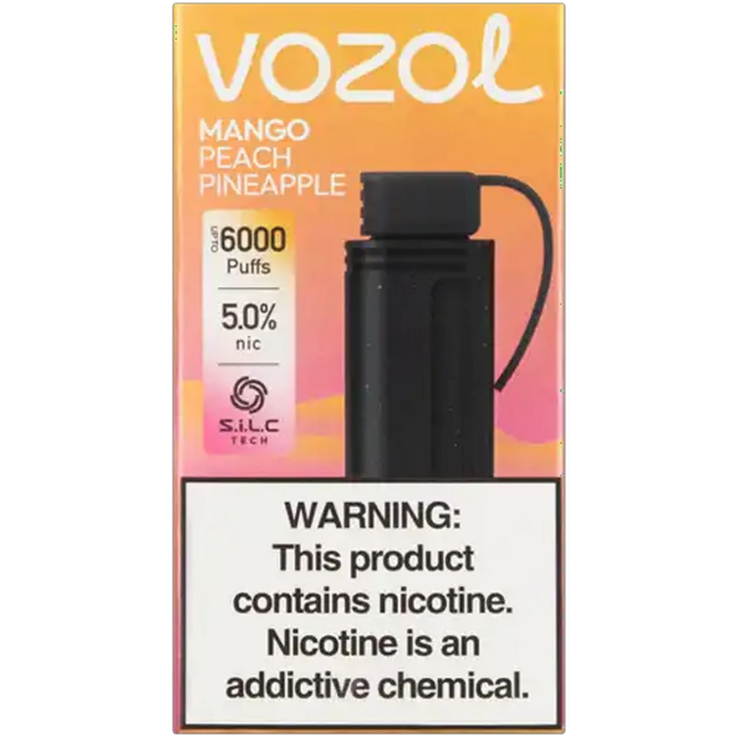 Image of Vozol Mango Peach Pineapple 5% Prefilled Pod 9ml (Non-Refundable. Non-Returnable.)