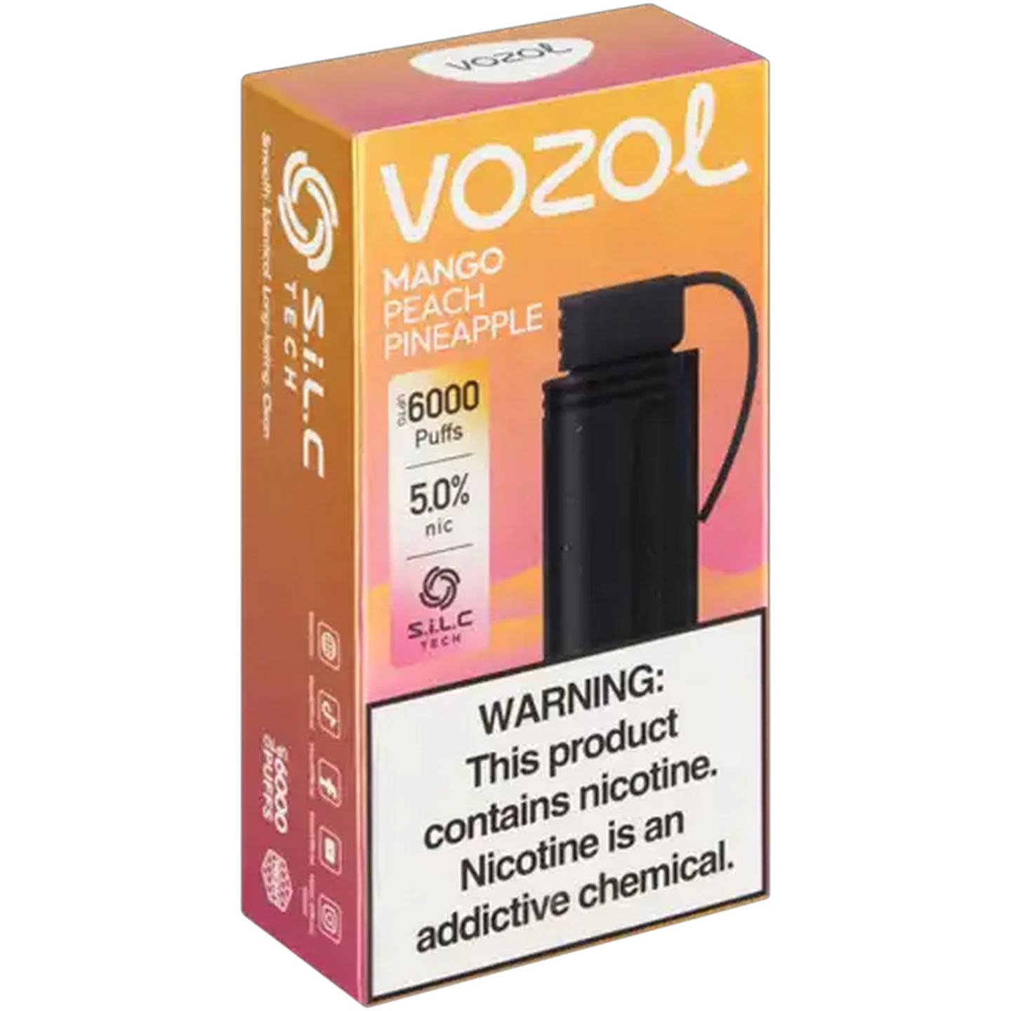 Image of Vozol Mango Peach Pineapple 5% Prefilled Pod 9ml (Non-Refundable. Non-Returnable.)