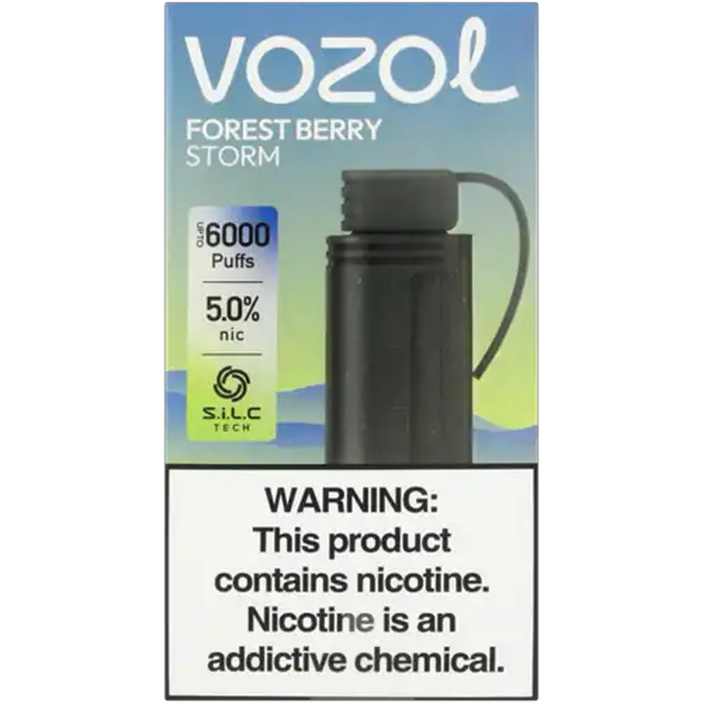 Image of Vozol Gear S 6000 Forest Berry Storm 5% Prefilled Pod 9ml (Non-Refundable. Non-Returnable.)