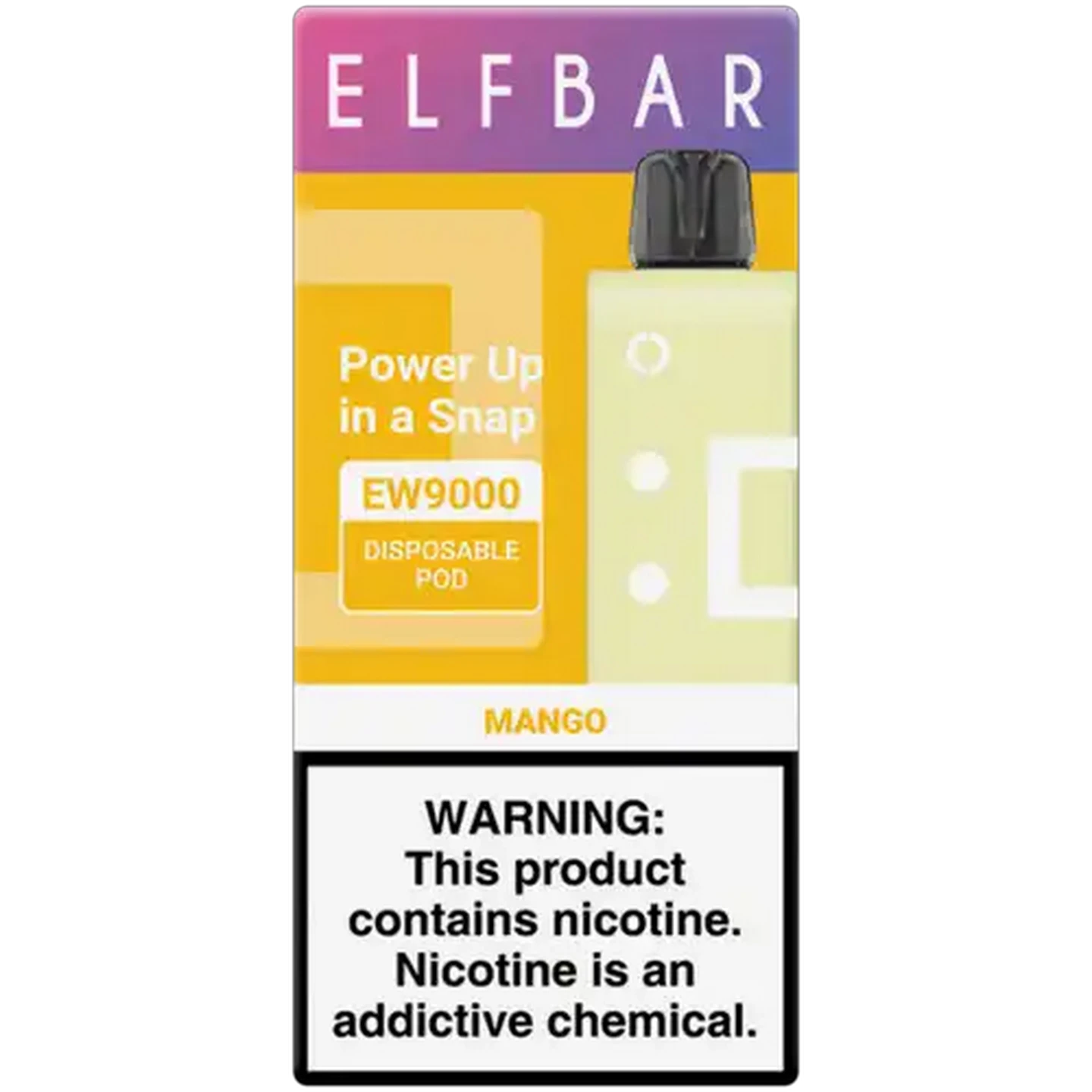 Image of ELFBAR EW9000 Mango 5% Disposable Pod (Non-Refundable. Non-Returnable.)