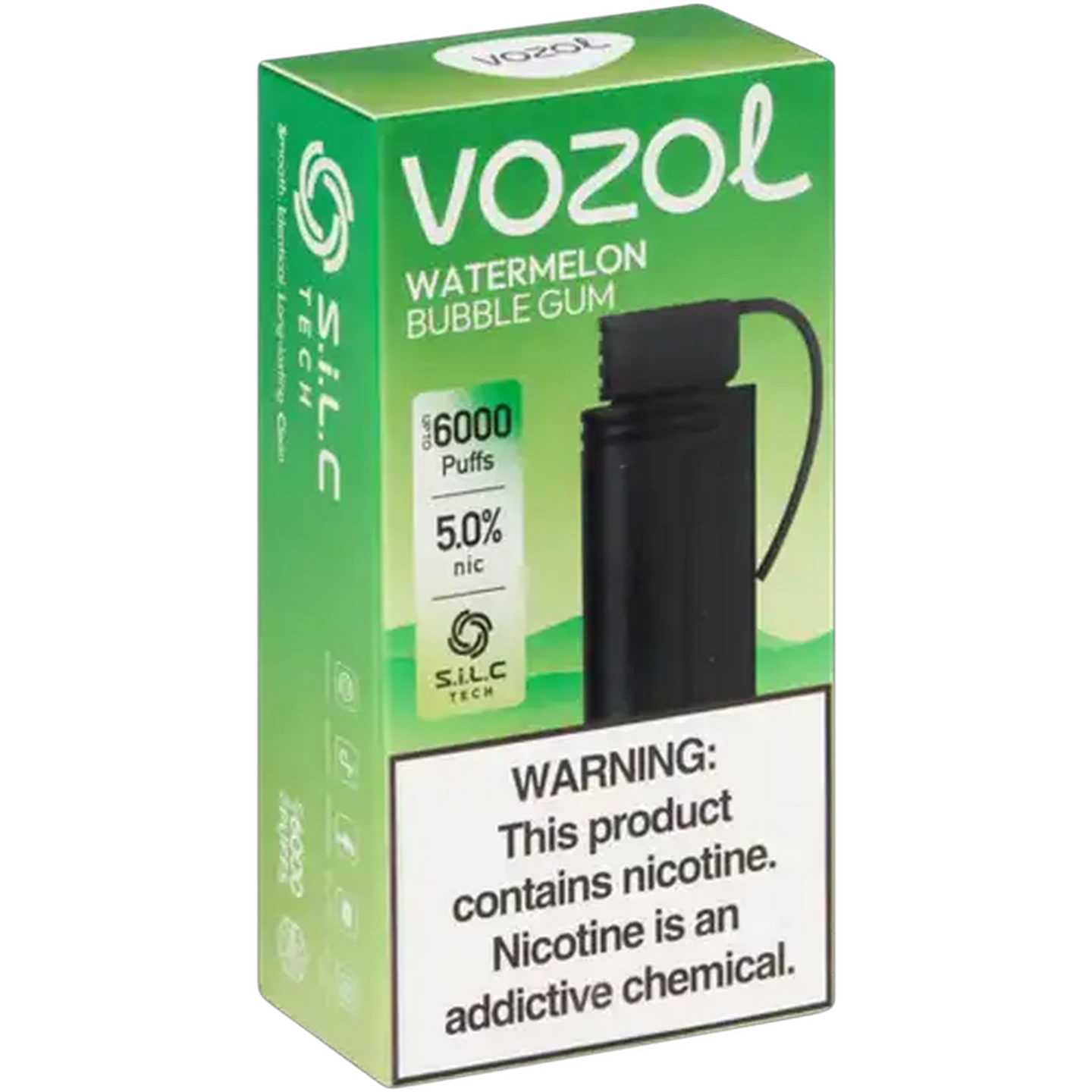 Image of Vozol Gear 6000 Watermelon Bubblegum 5.0% Prefilled Pod 9ml (Non-Refundable. Non-Returnable.)