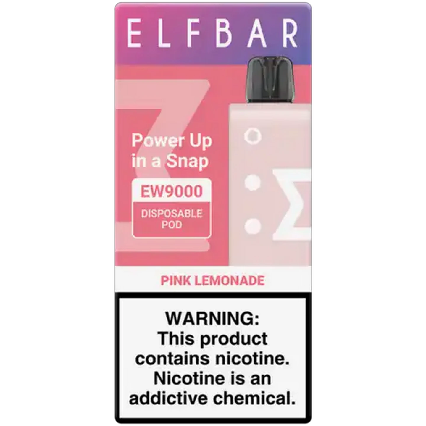 Image of ELFBAR EW9000 Pink Lemonade 5% Disposable Pod (Non-Refundable. Non-Returnable.)