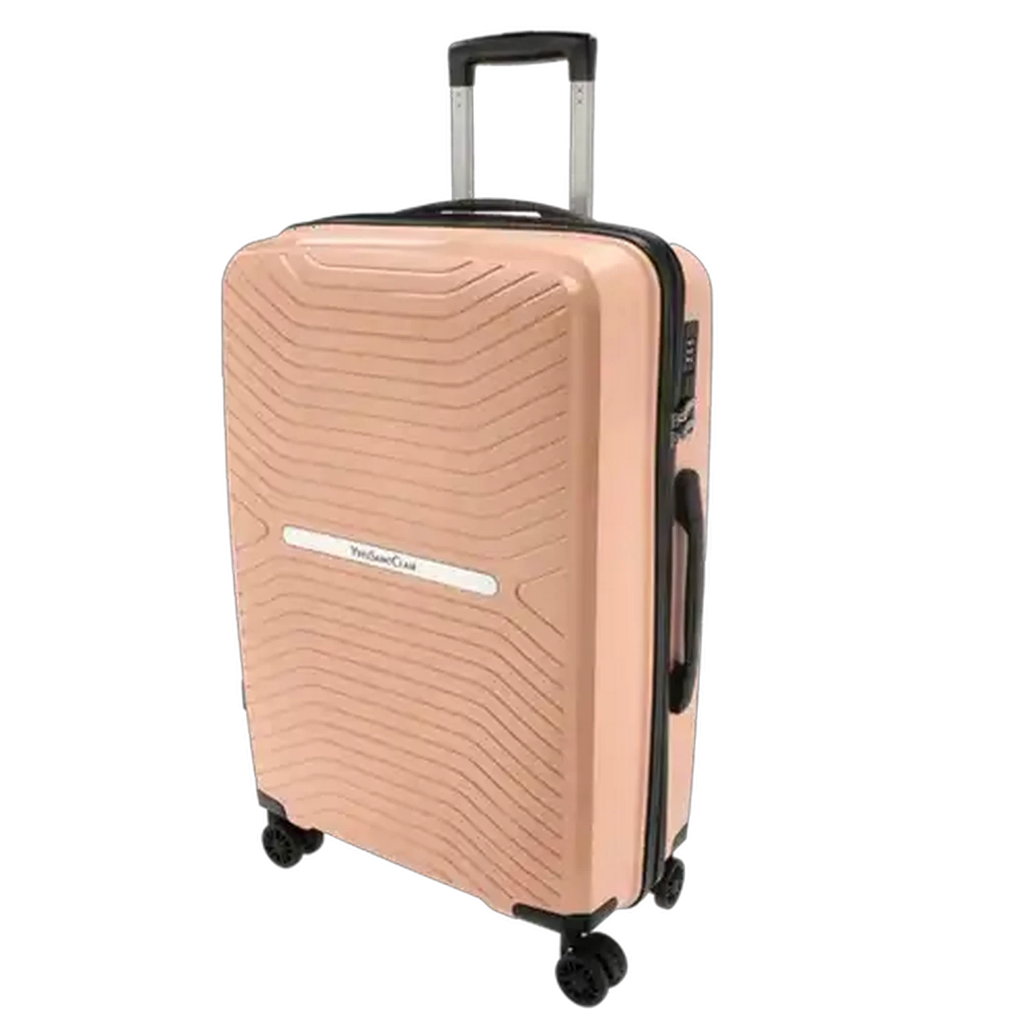 Image of Yves Saint Claire Pink Miles Medium Trolley Case 