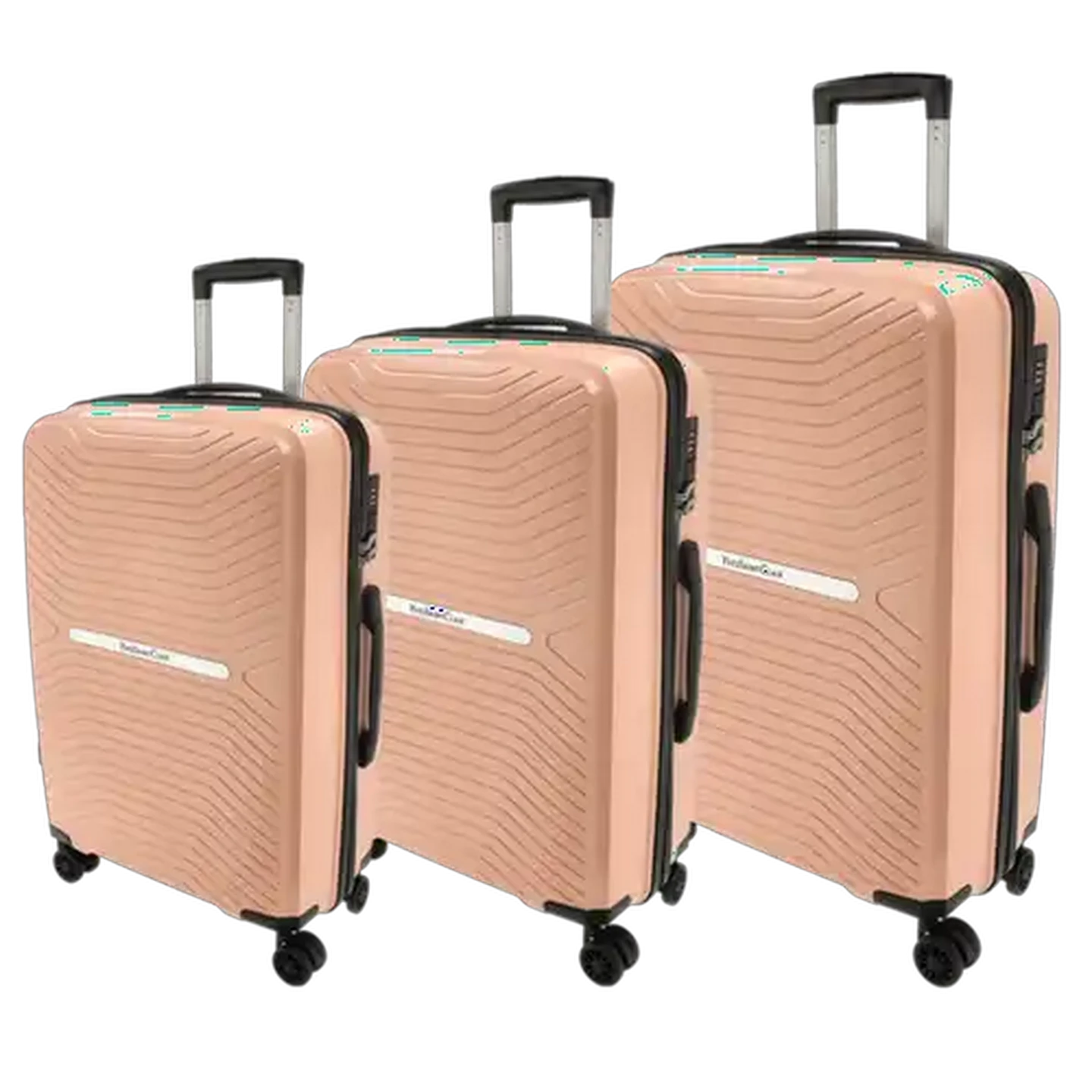 Image of Yves Saint Claire Pink Miles Medium Trolley Case 