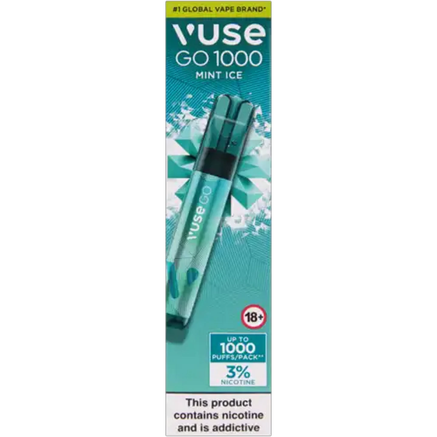 Image of Vuse Go 1000 Mint Ice 3% Disposable Vape 2ml (Non-Refundable. Non-Returnable.)