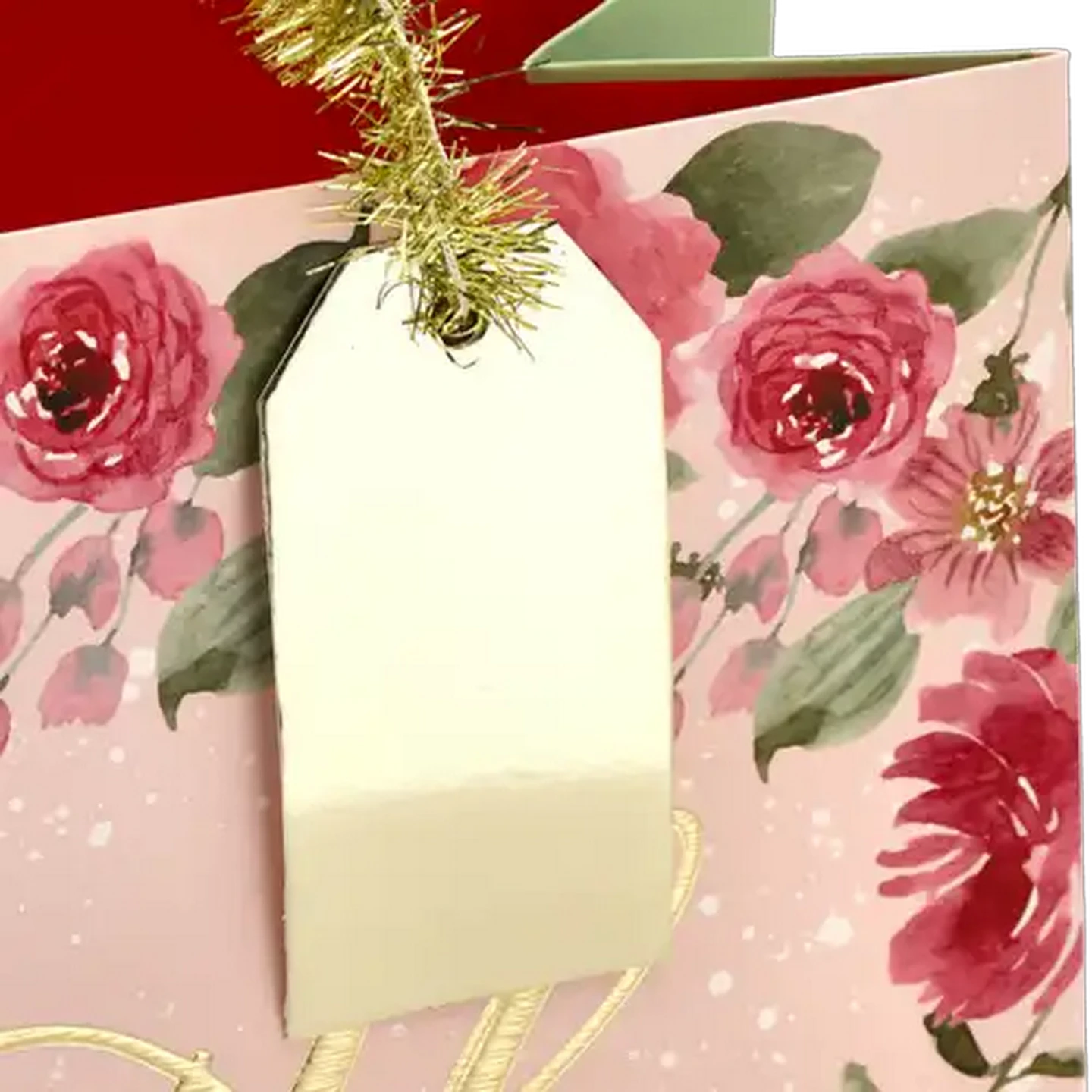 Image of With Love Foiled Medium Gift Bag