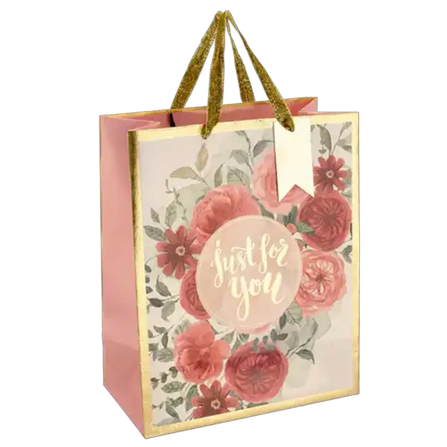Image of For You Flowers Foiled Large Gift Bag