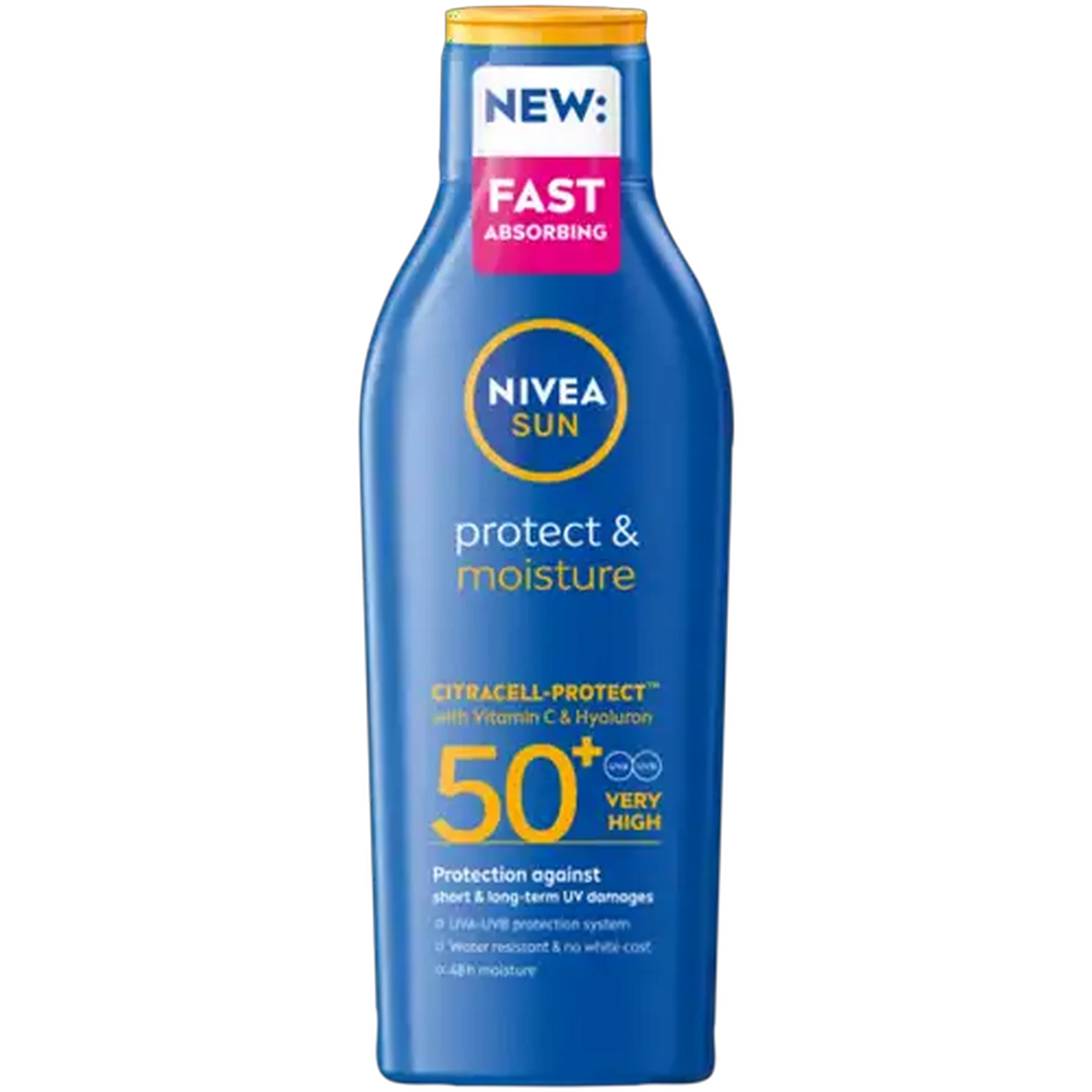 Image of NIVEA SUN SPF 50+ Protect & Moisture Sun Lotion 200ml