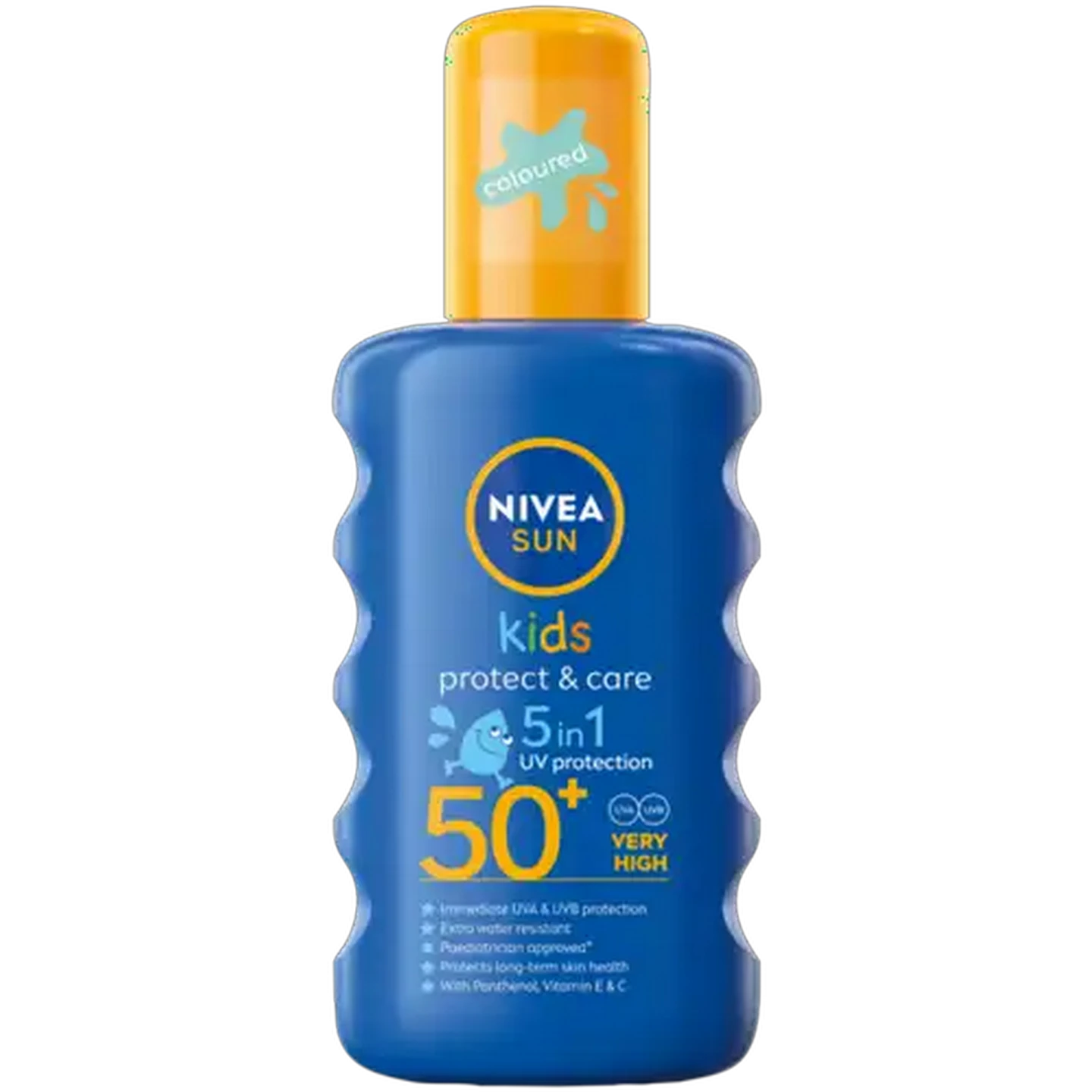 Image of NIVEA SUN Kids SPF 50+ Protect & Care Coloured Moisturising Sun Spray 200ml