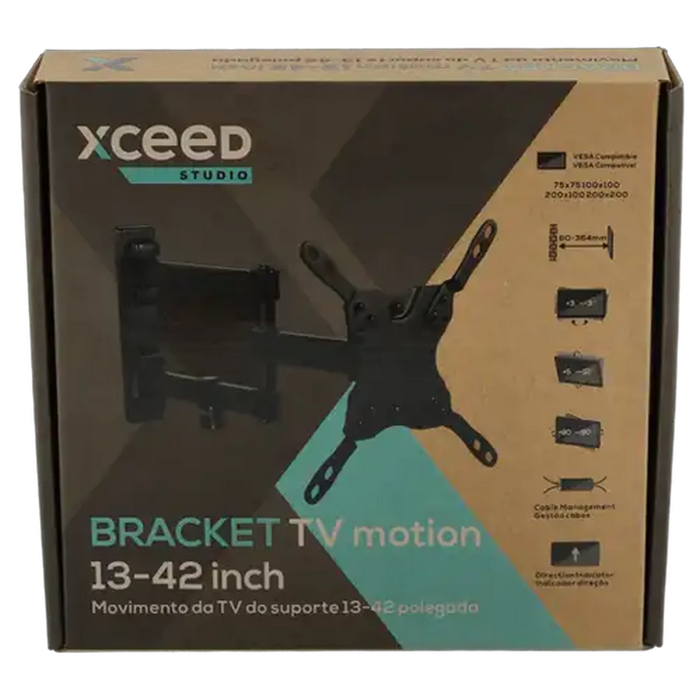 Image of Xceed Full Motion Studio TV Bracket 13-42 inch
