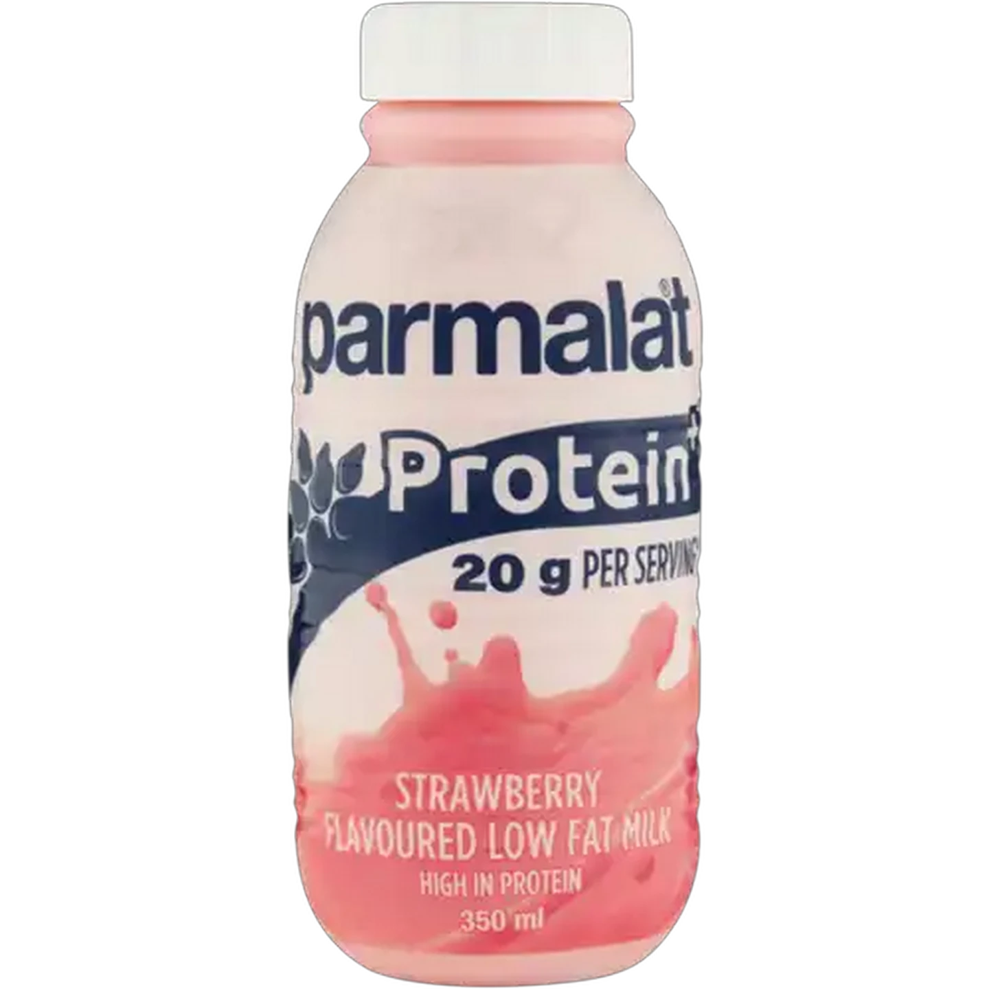 Image of Parmalat Protein+ Strawberry Flavoured Low Fat Milk 350ml