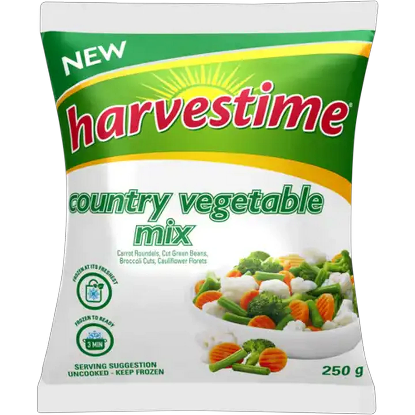Image of Harvestime Frozen Country Vegetable Mix 250g